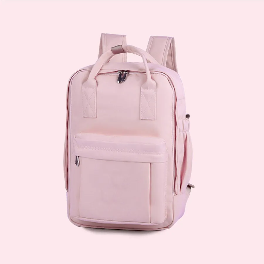14" Outdoor Travel Contrast Color School Backpack
