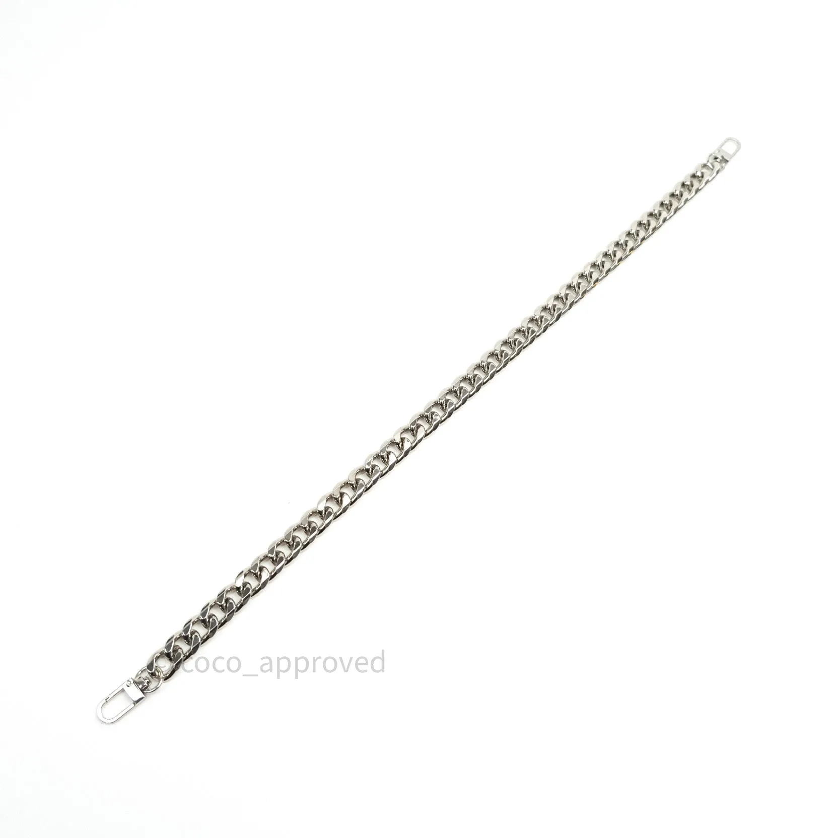 1.5cm Trimmed Aluminium Chain (Silver)
