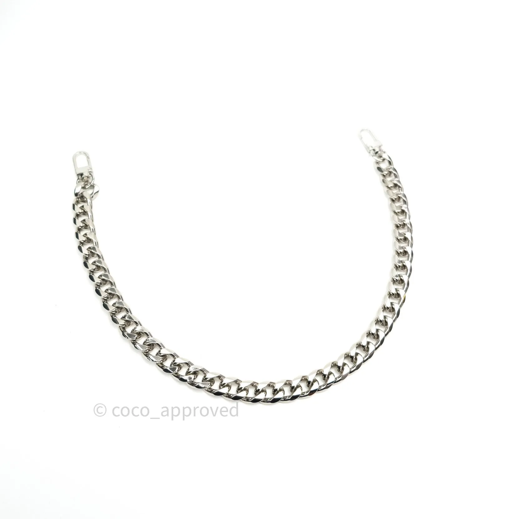 1.5cm Trimmed Aluminium Chain (Silver)