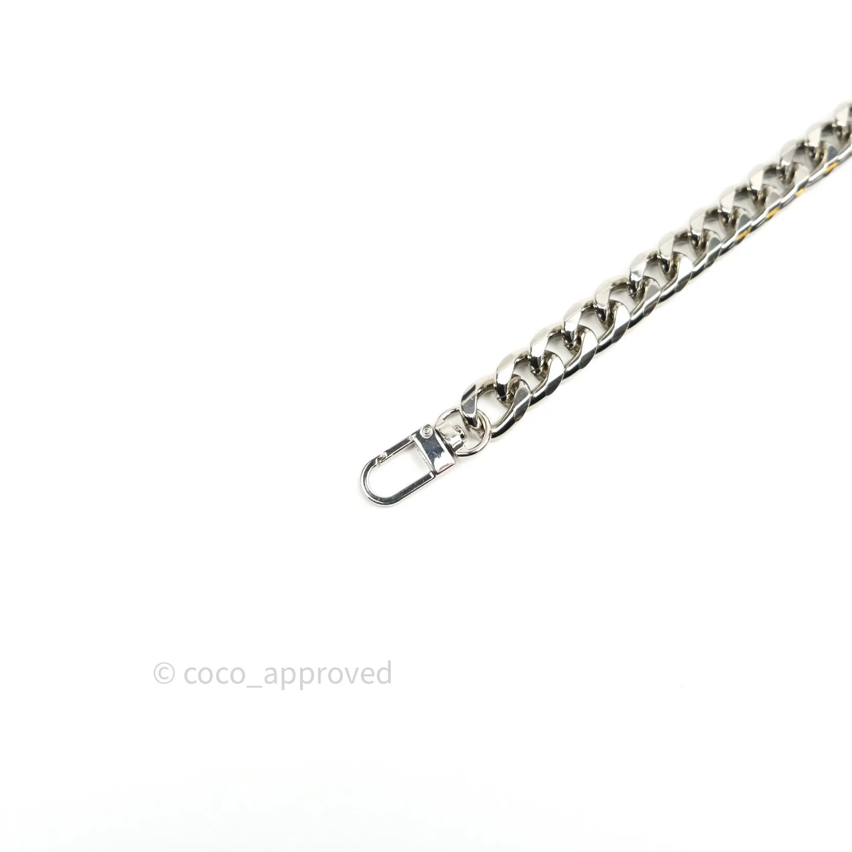 1.5cm Trimmed Aluminium Chain (Silver)