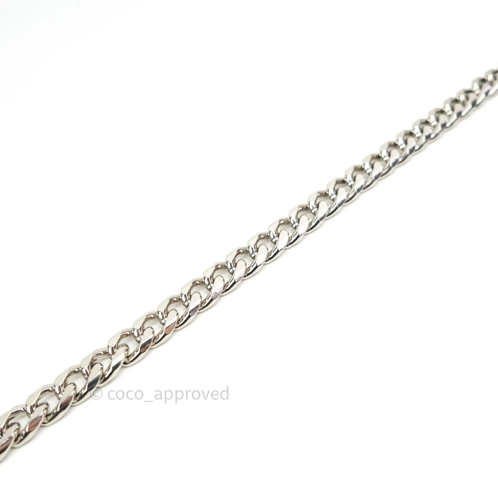 1.5cm Trimmed Aluminium Chain (Silver)
