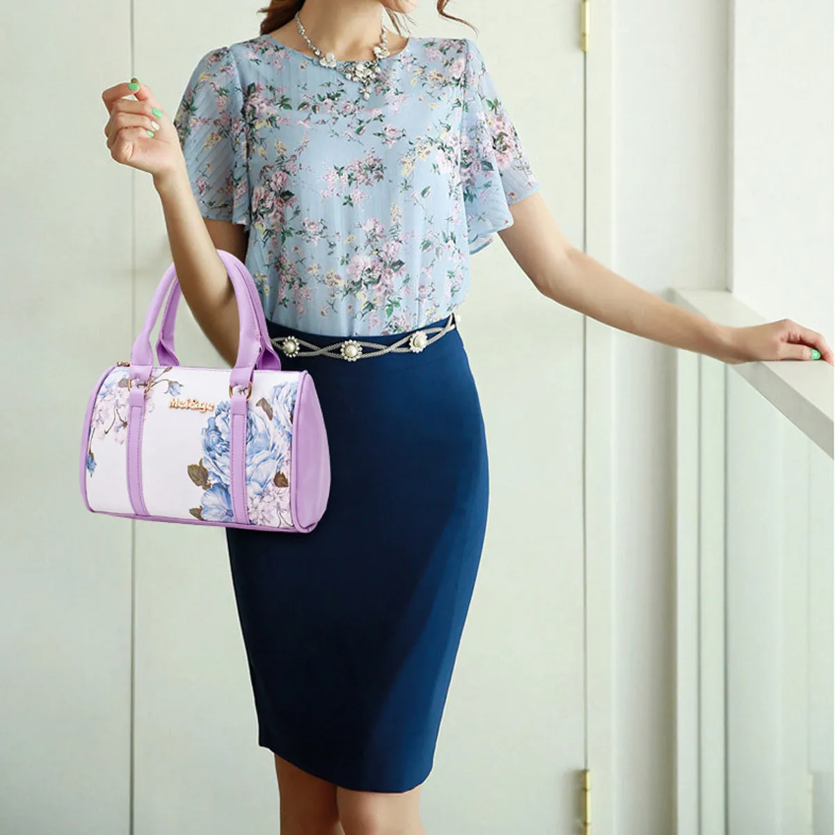 6 Pcs Designer Purses and Handbags for Women
