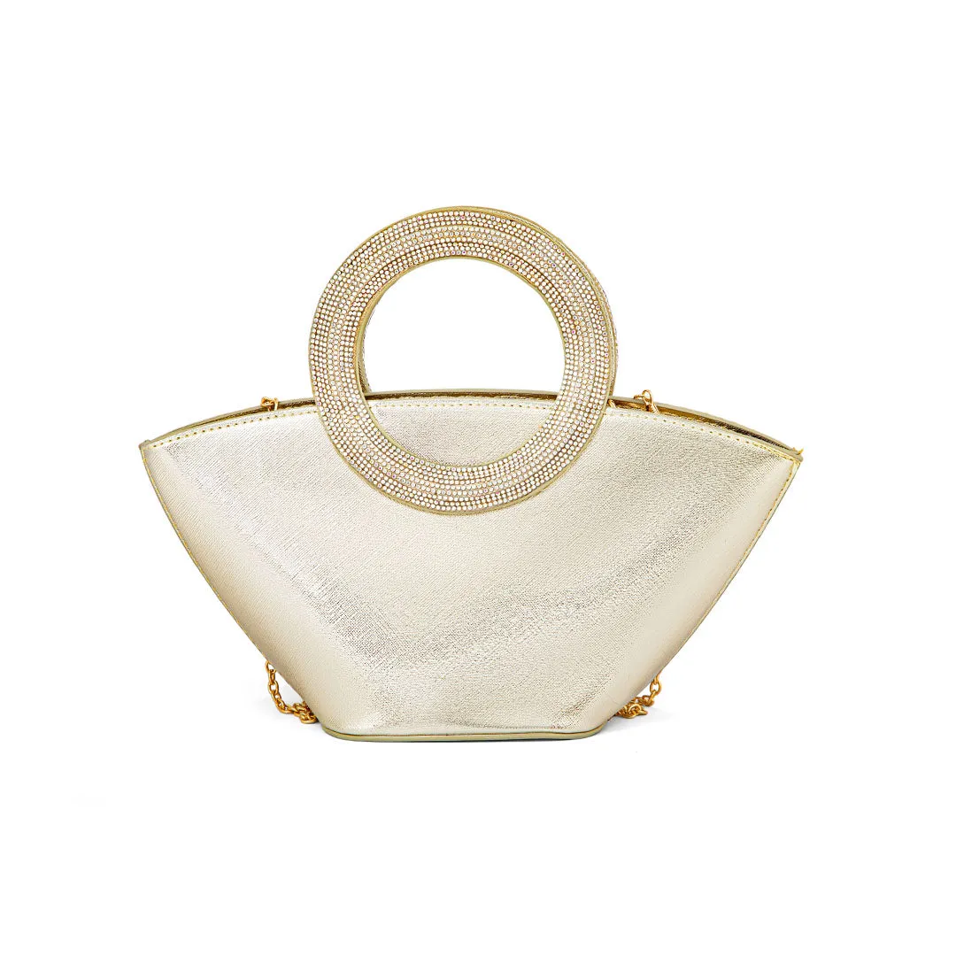 AB Golden Fancy Hand Bag P24324