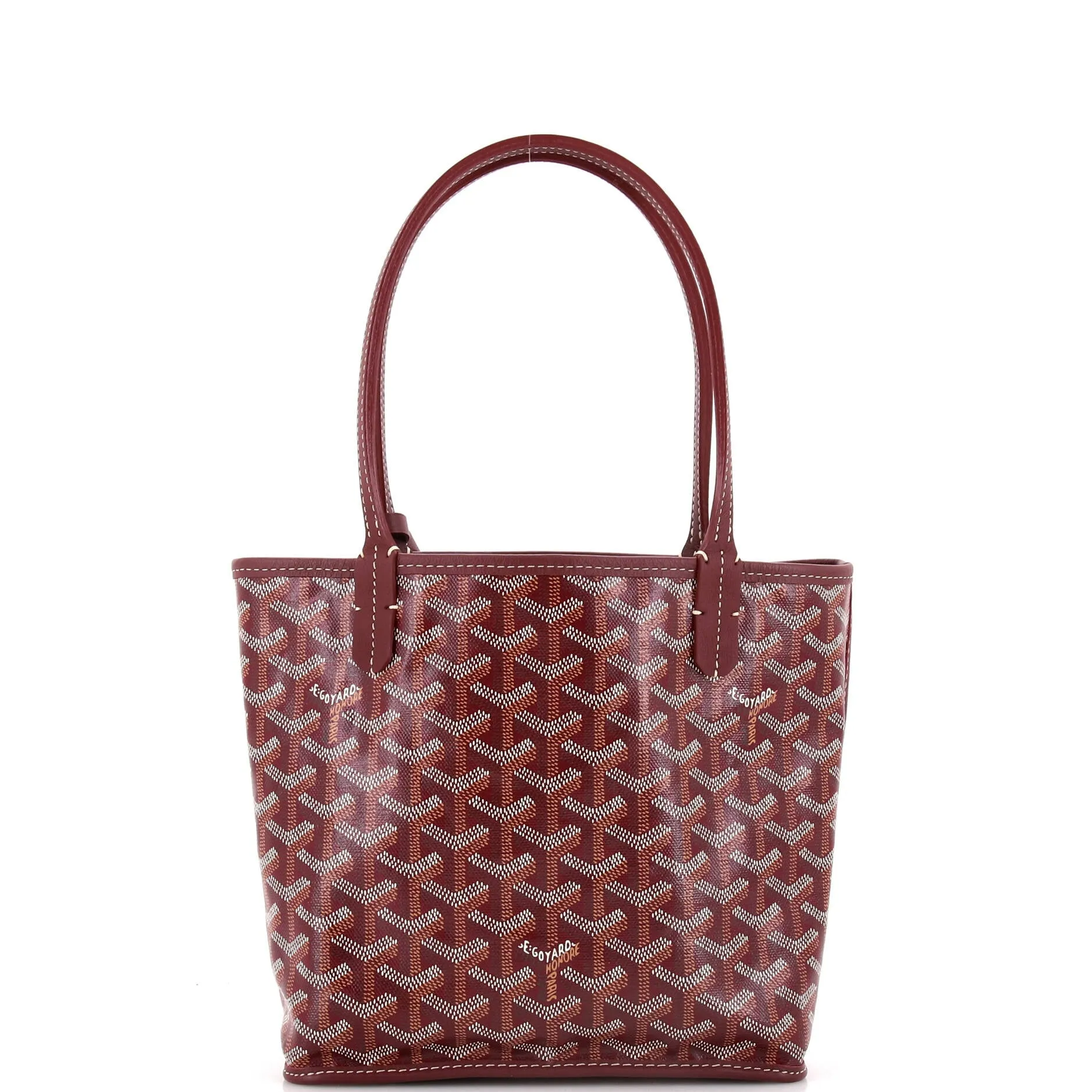 Anjou Reversible Tote Coated Canvas Mini