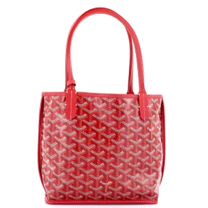 Anjou Reversible Tote Coated Canvas Mini