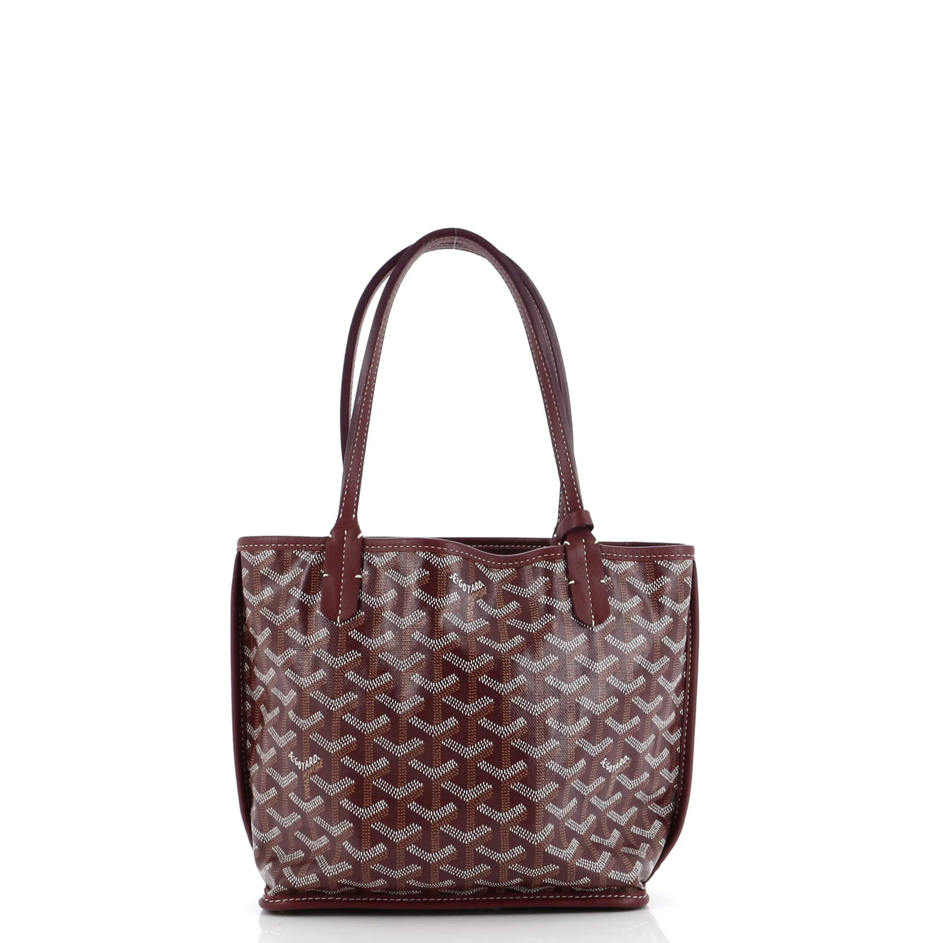Anjou Reversible Tote Coated Canvas Mini