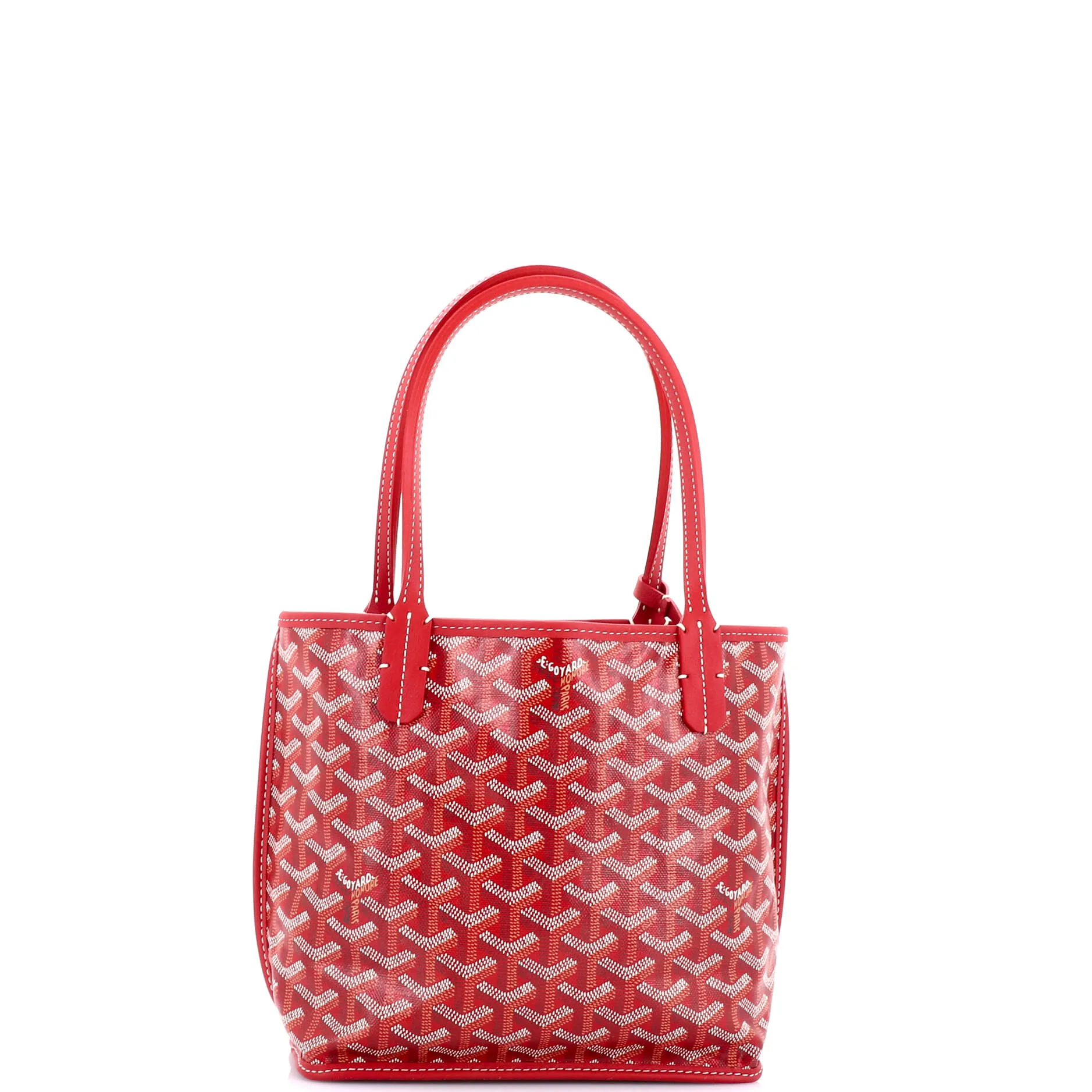 Anjou Reversible Tote Coated Canvas Mini