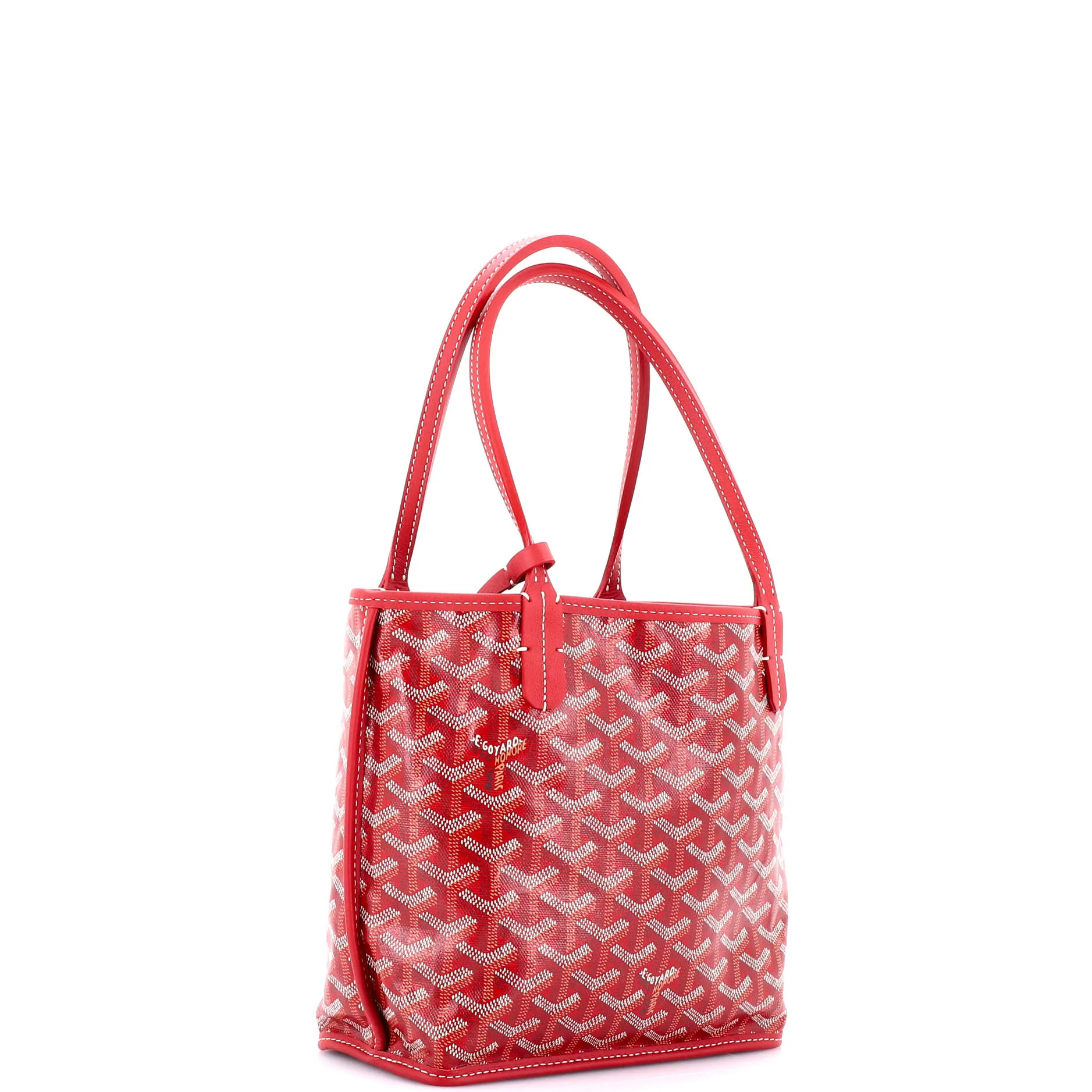 Anjou Reversible Tote Coated Canvas Mini