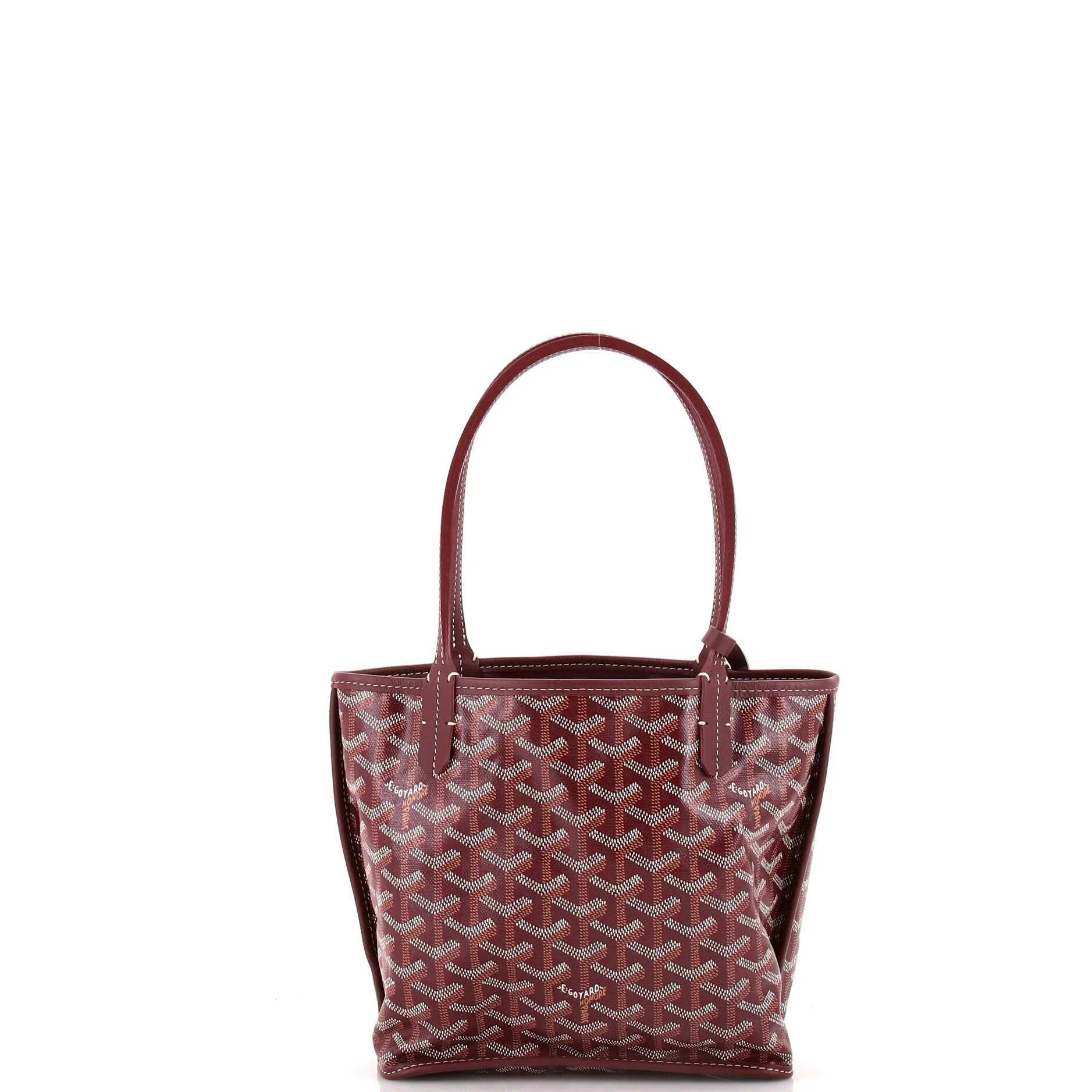 Anjou Reversible Tote Coated Canvas Mini