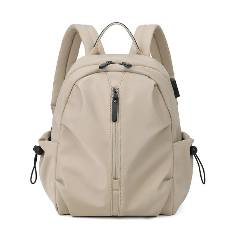 Anti-Theft Large Capacity Textured Nylon Backpack