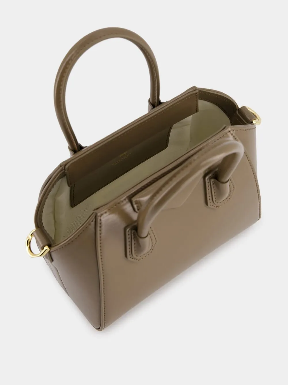 Antigona Taupe Toy Bag In Box Leather