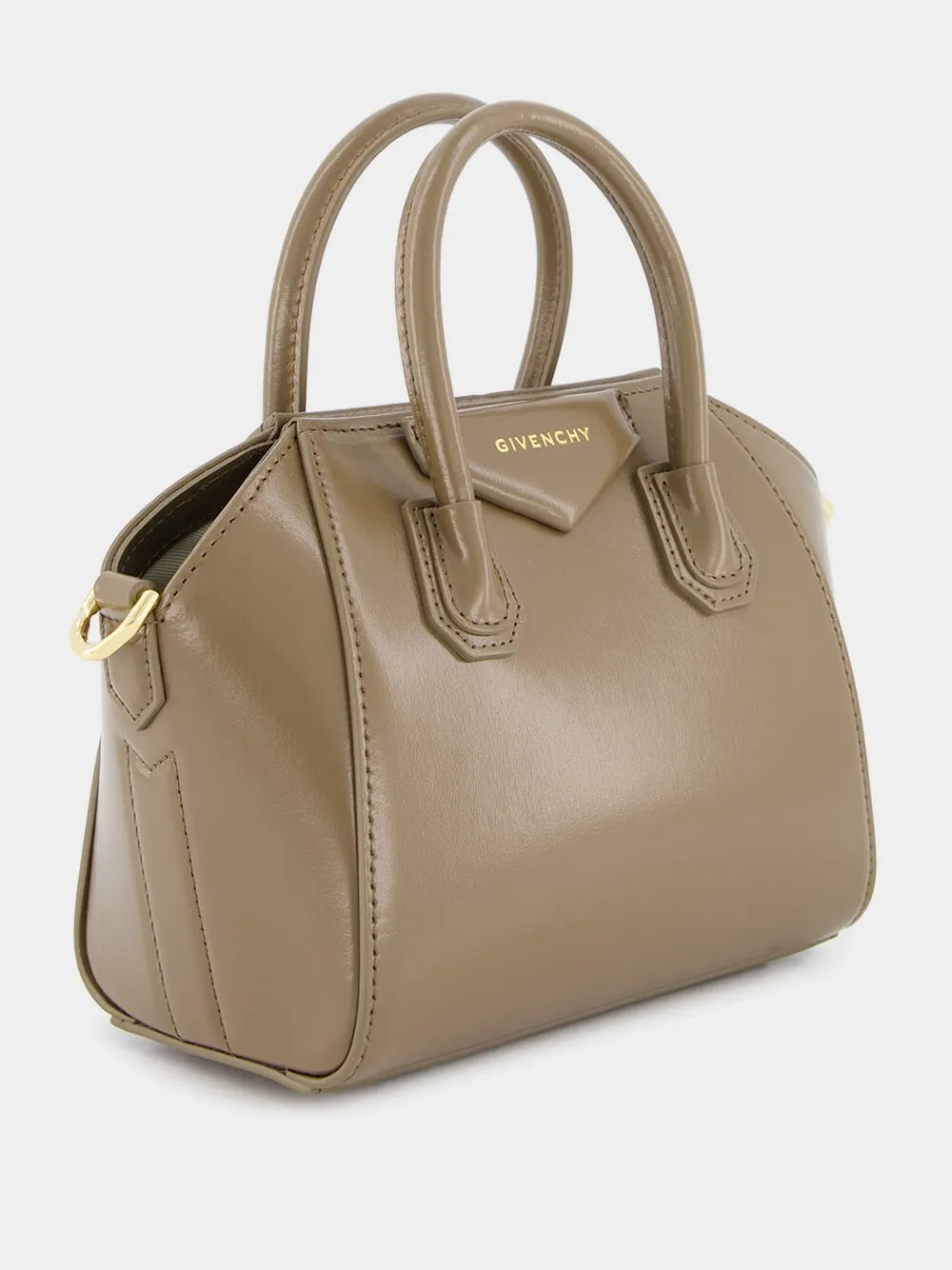 Antigona Taupe Toy Bag In Box Leather