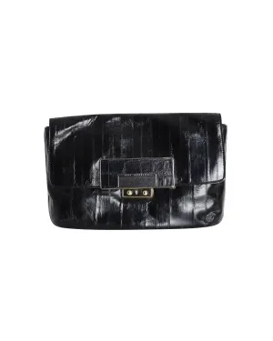 Anya Hindmarch Clutch Bag in Black Leather