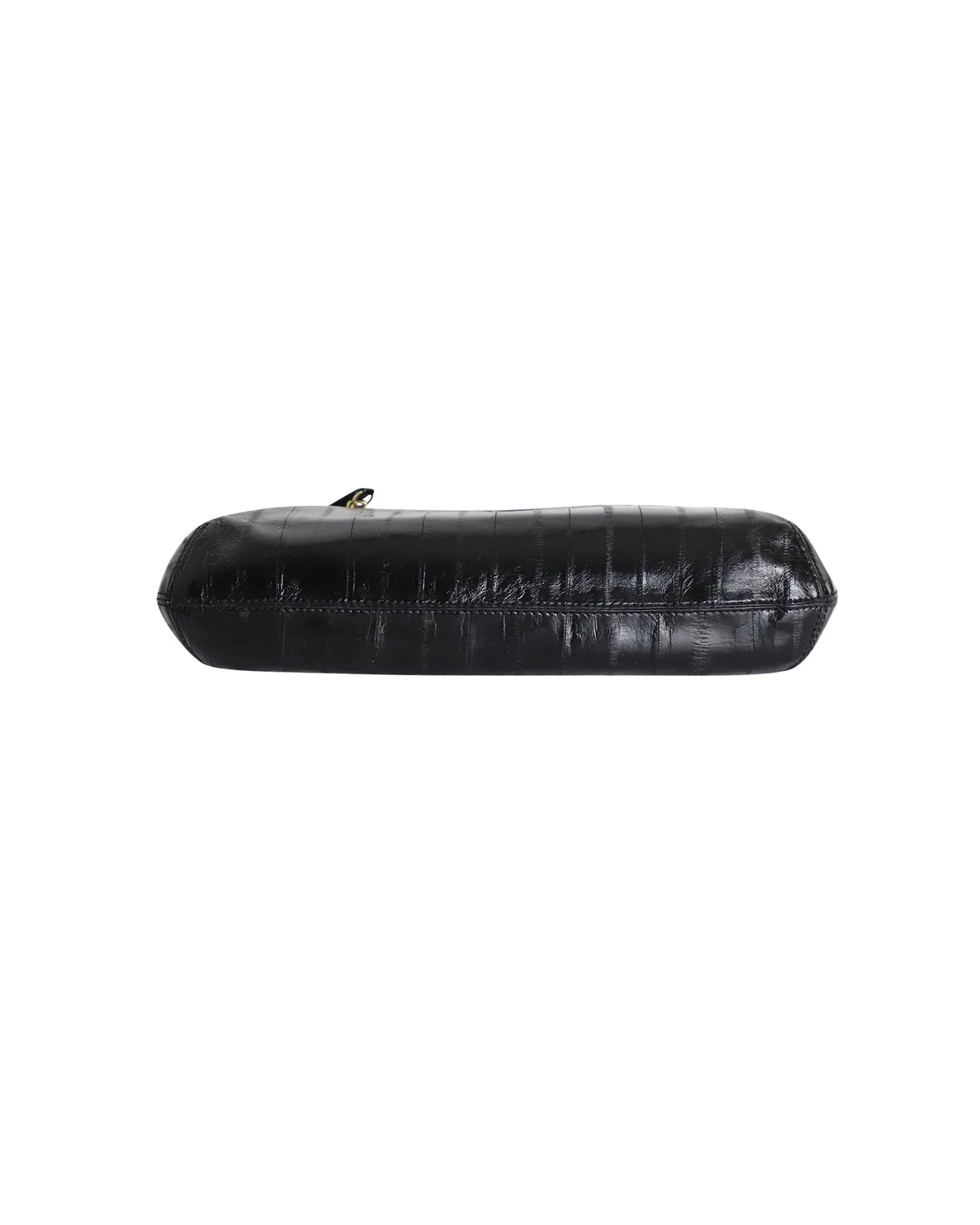 Anya Hindmarch Clutch Bag in Black Leather