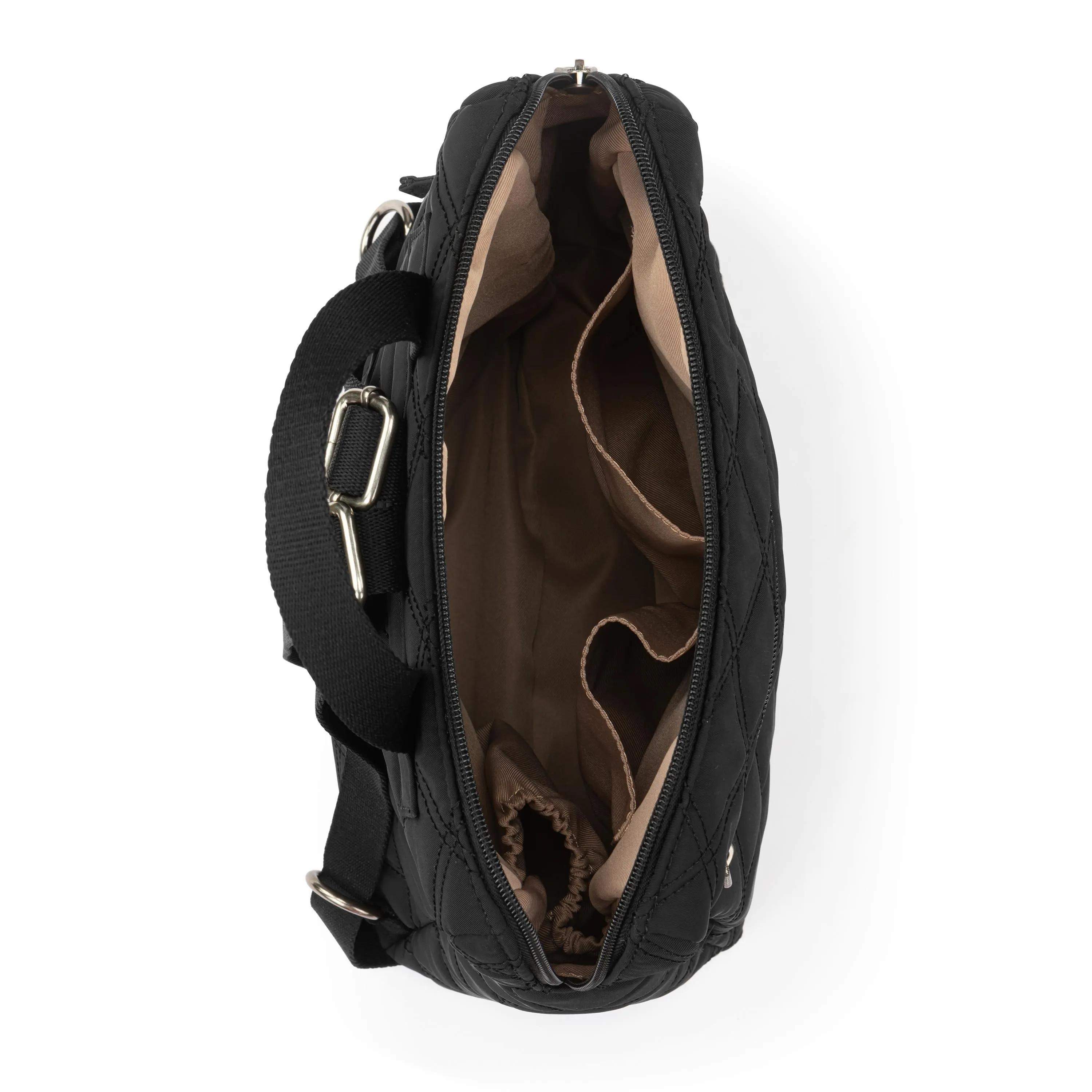 Arlo Backpack - EcoTwill - Black Diamond Quilted