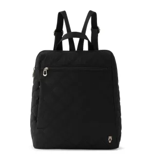 Arlo Backpack - EcoTwill - Black Diamond Quilted