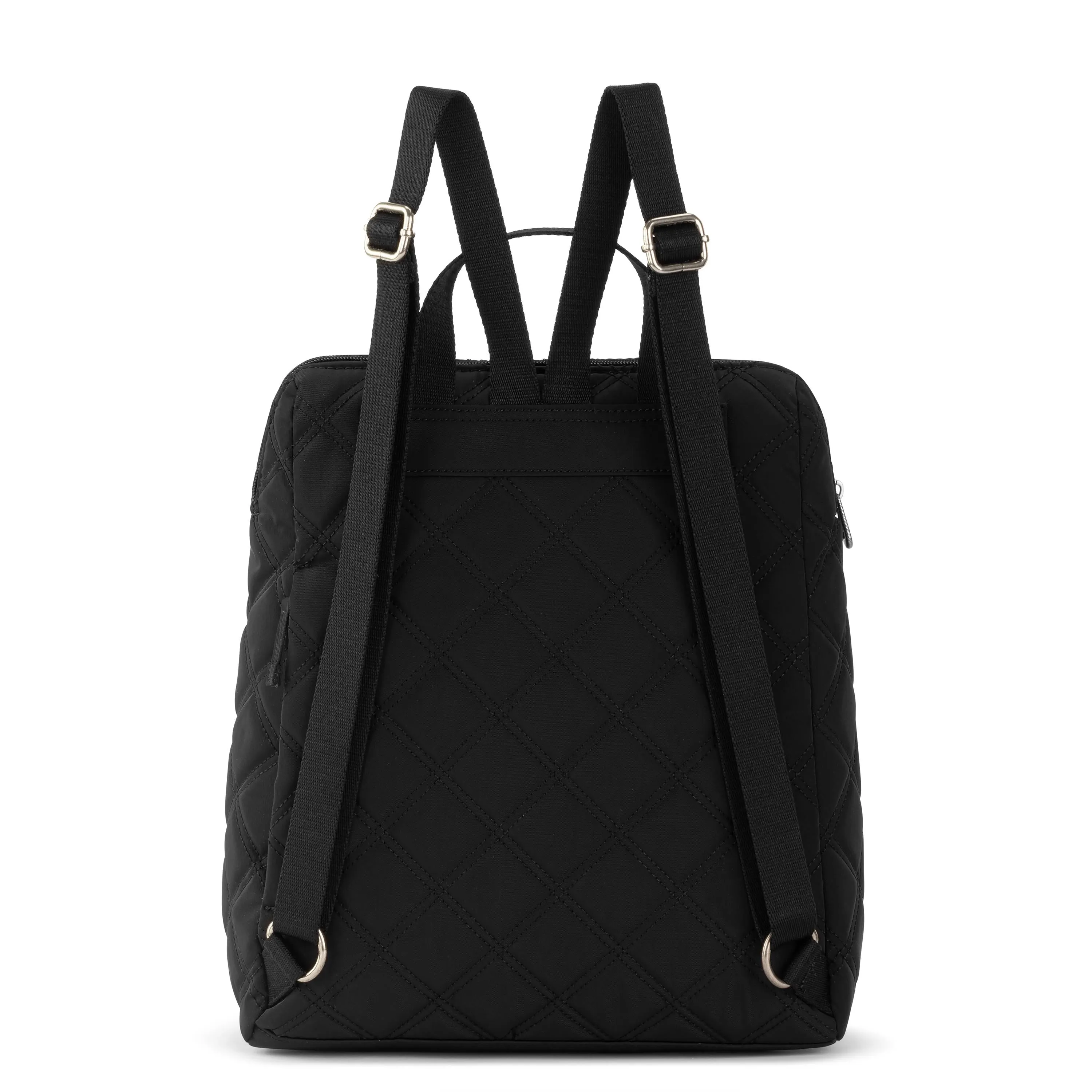 Arlo Backpack - EcoTwill - Black Diamond Quilted