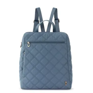Arlo Backpack - EcoTwill - Maritime Diamond Quilted