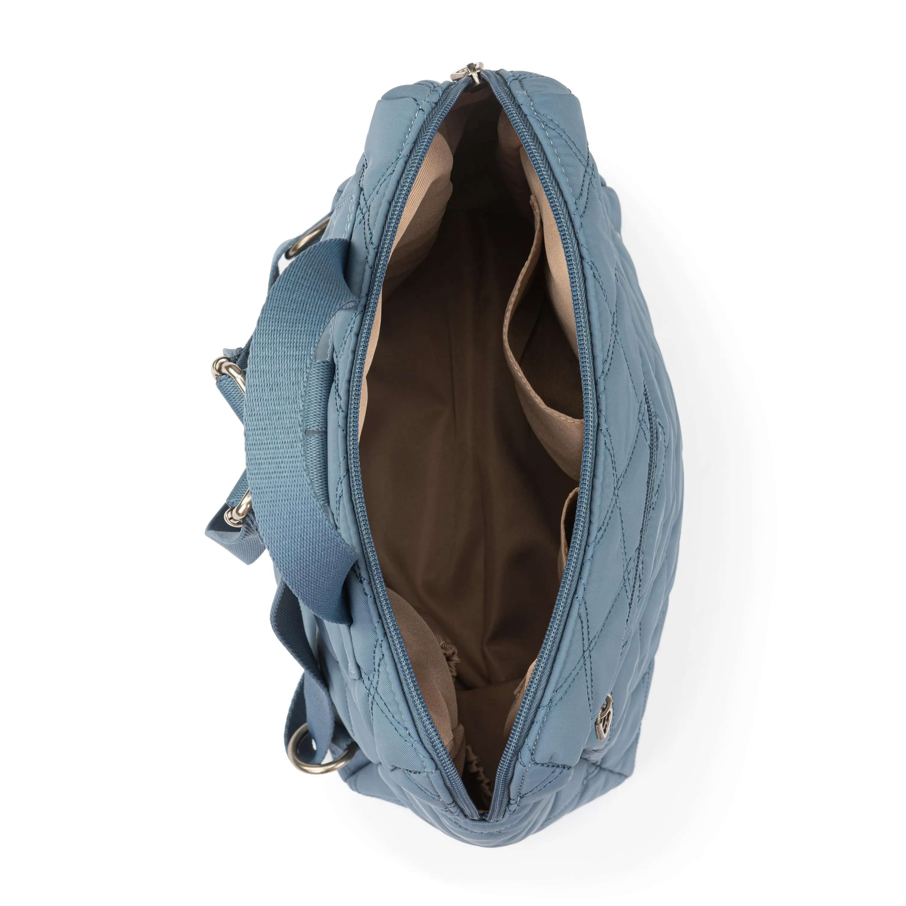 Arlo Backpack - EcoTwill - Maritime Diamond Quilted
