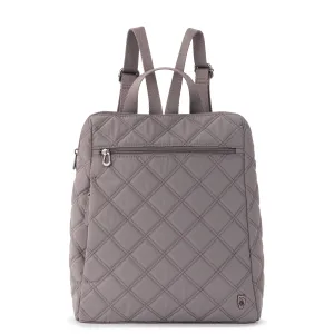 Arlo Backpack - EcoTwill - Mushroom Diamond Quilted