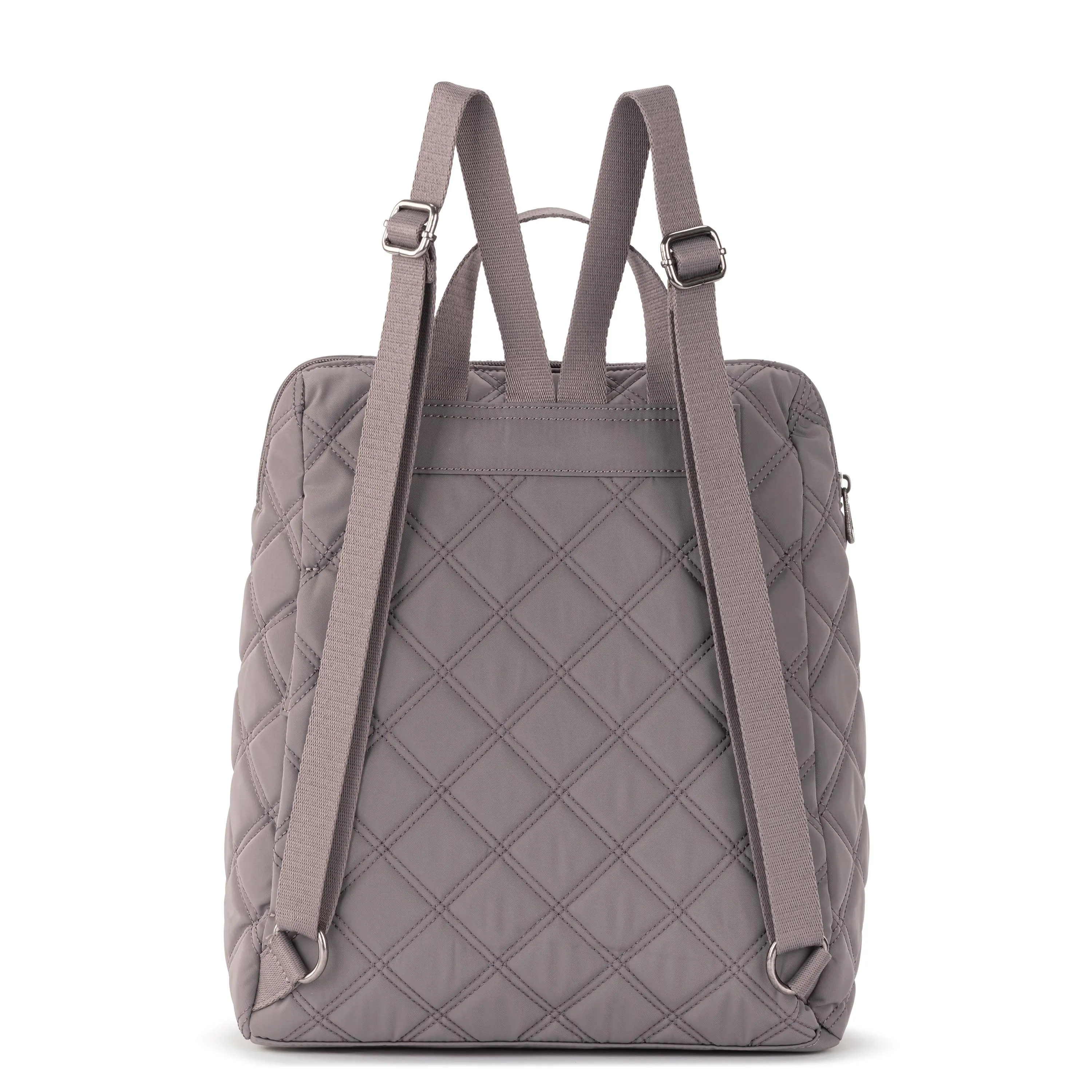 Arlo Backpack - EcoTwill - Mushroom Diamond Quilted