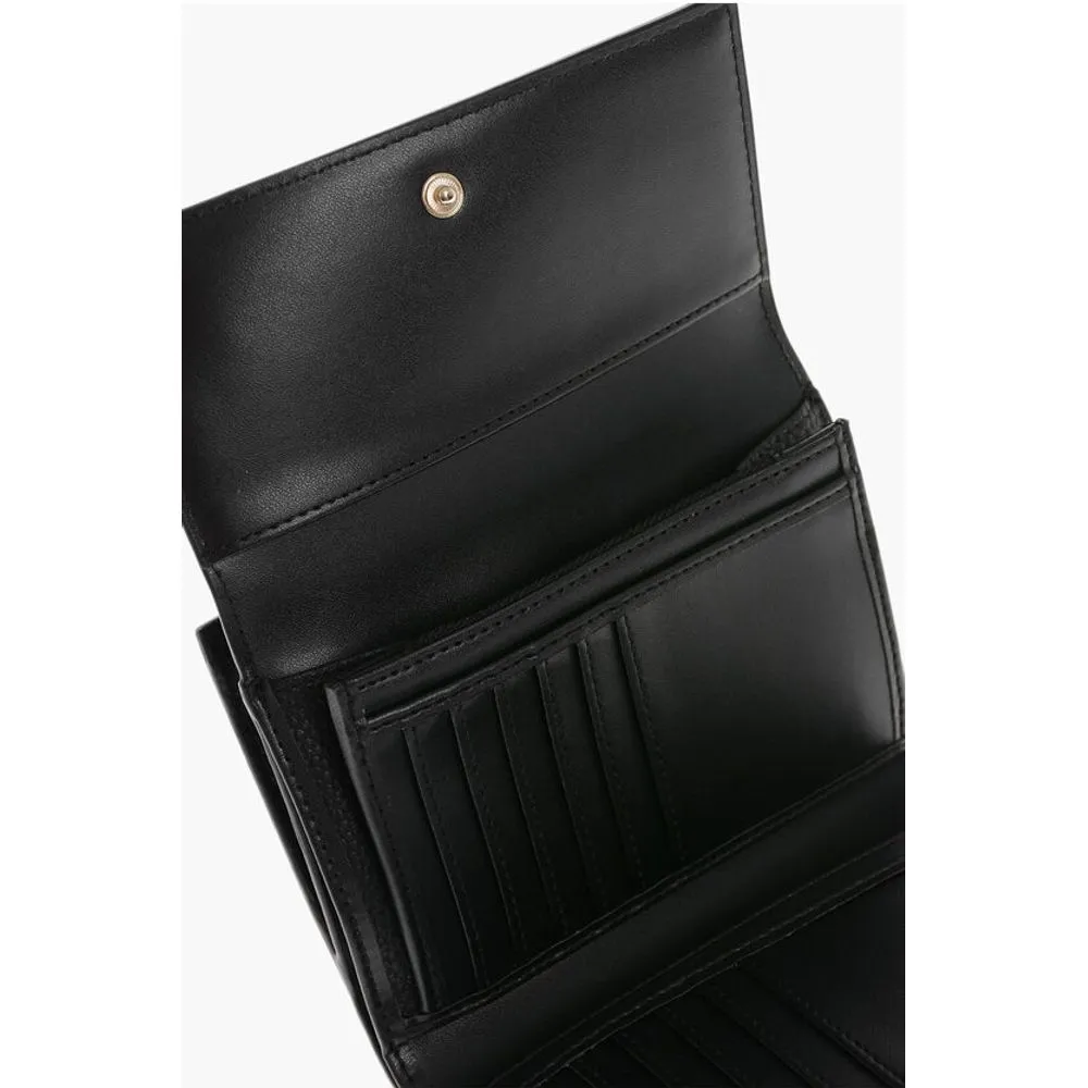 Armani EMPORIO Textured Faux Leather Bi-Fold Wallet