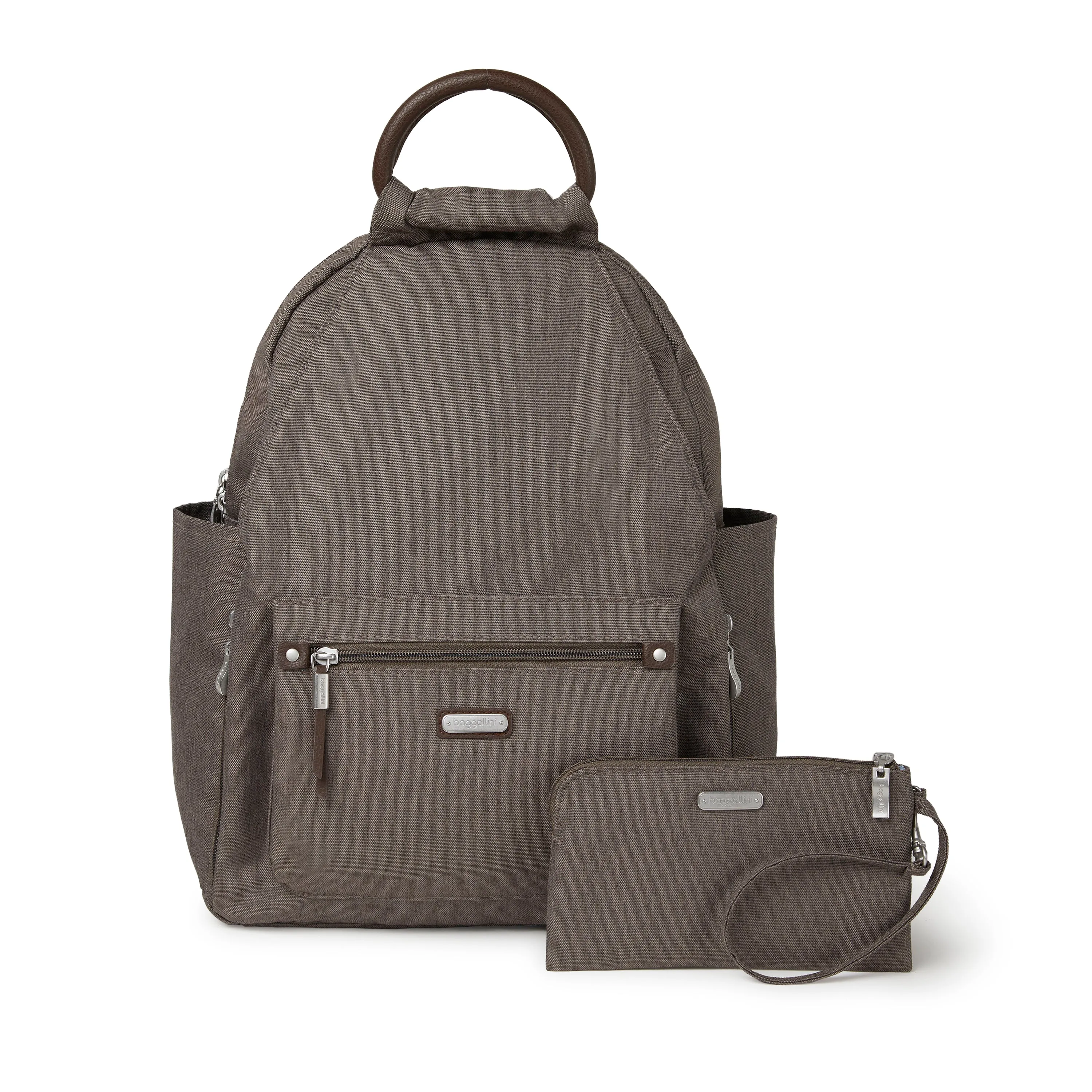 baggallini All Day Backpack with RFID phone wristlet