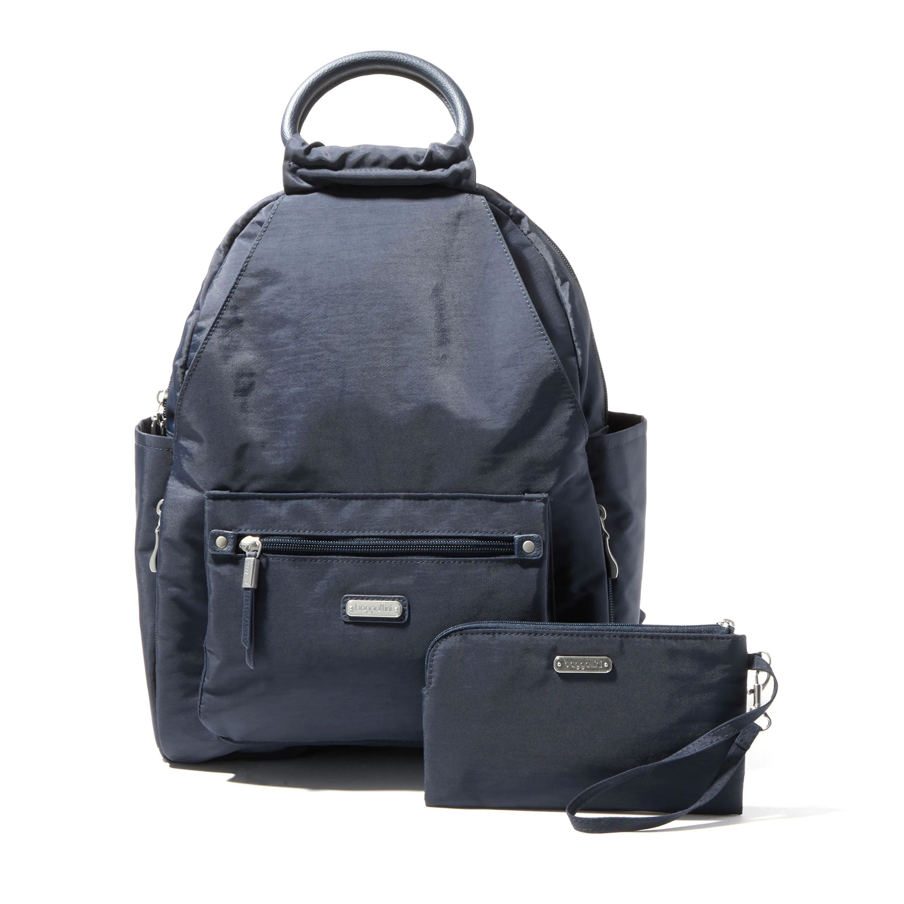 baggallini All Day Backpack with RFID phone wristlet