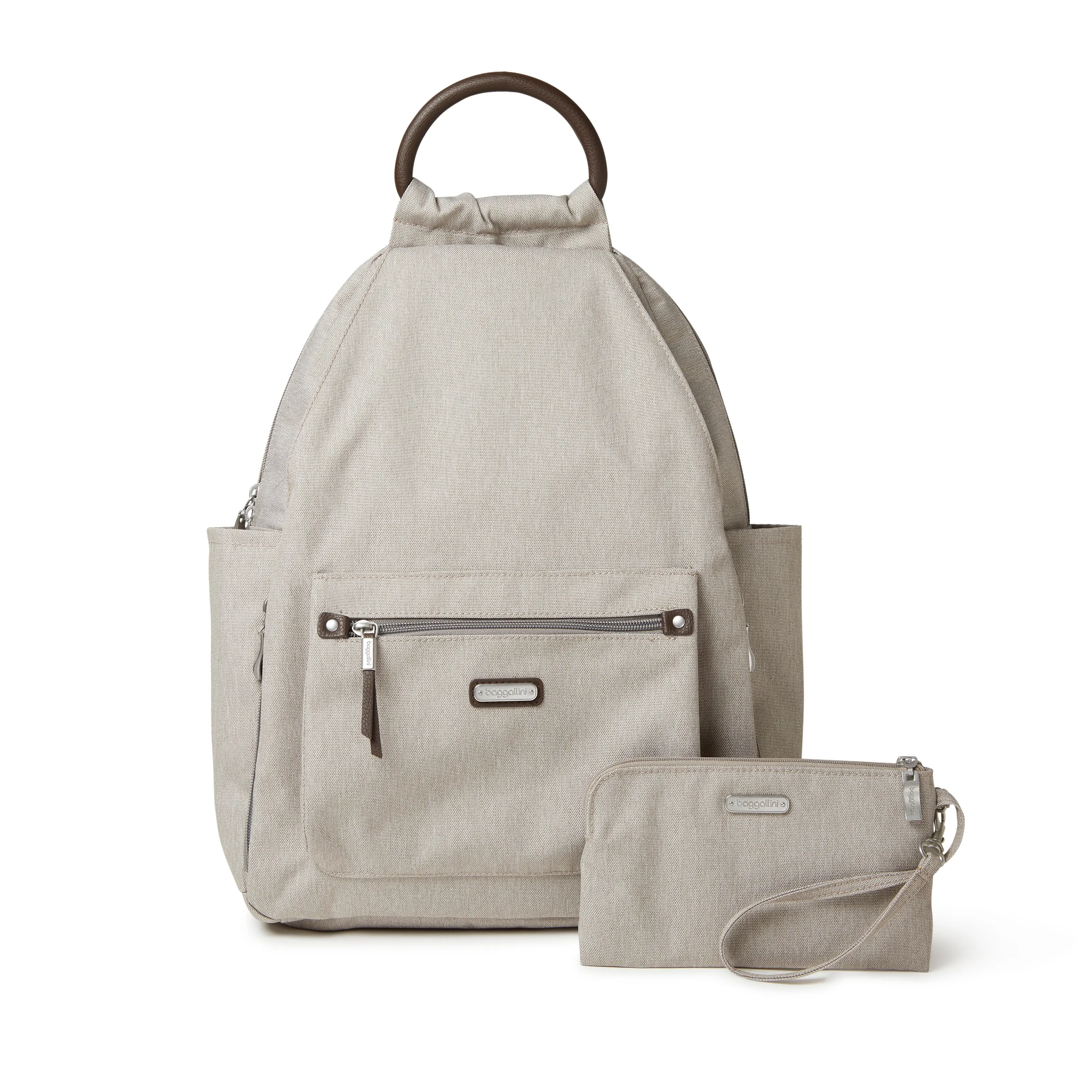baggallini All Day Backpack with RFID phone wristlet
