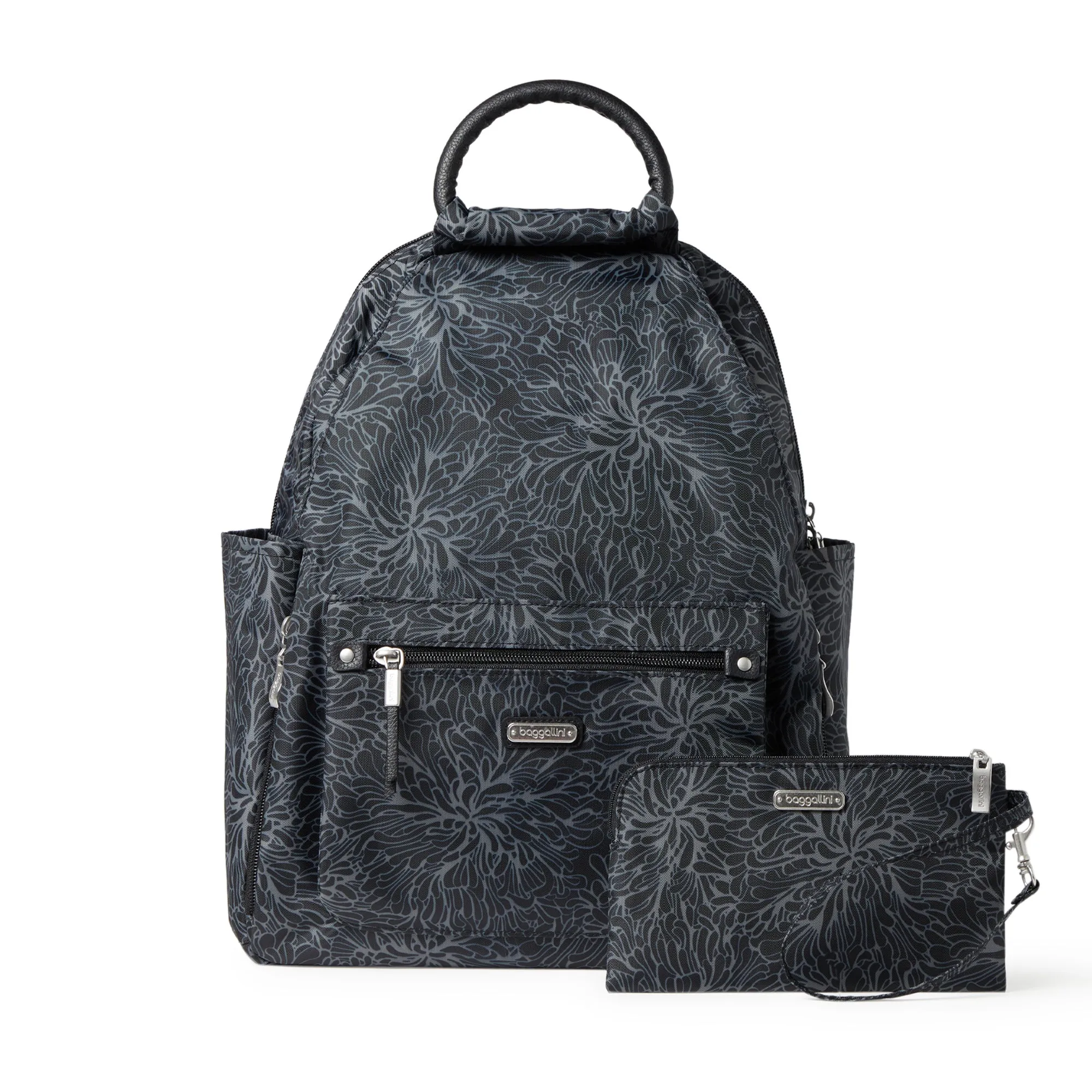 baggallini All Day Backpack with RFID phone wristlet