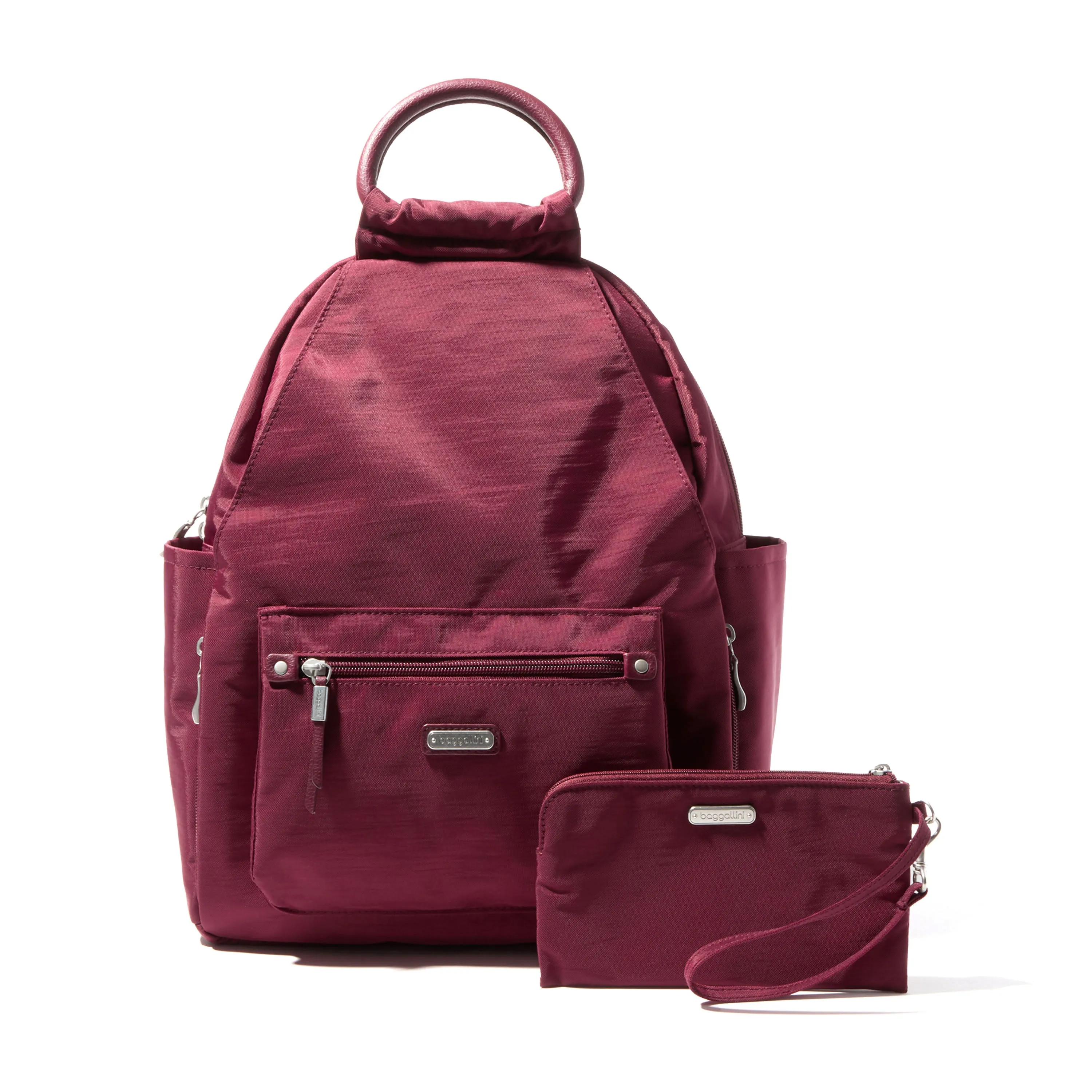 baggallini All Day Backpack with RFID phone wristlet