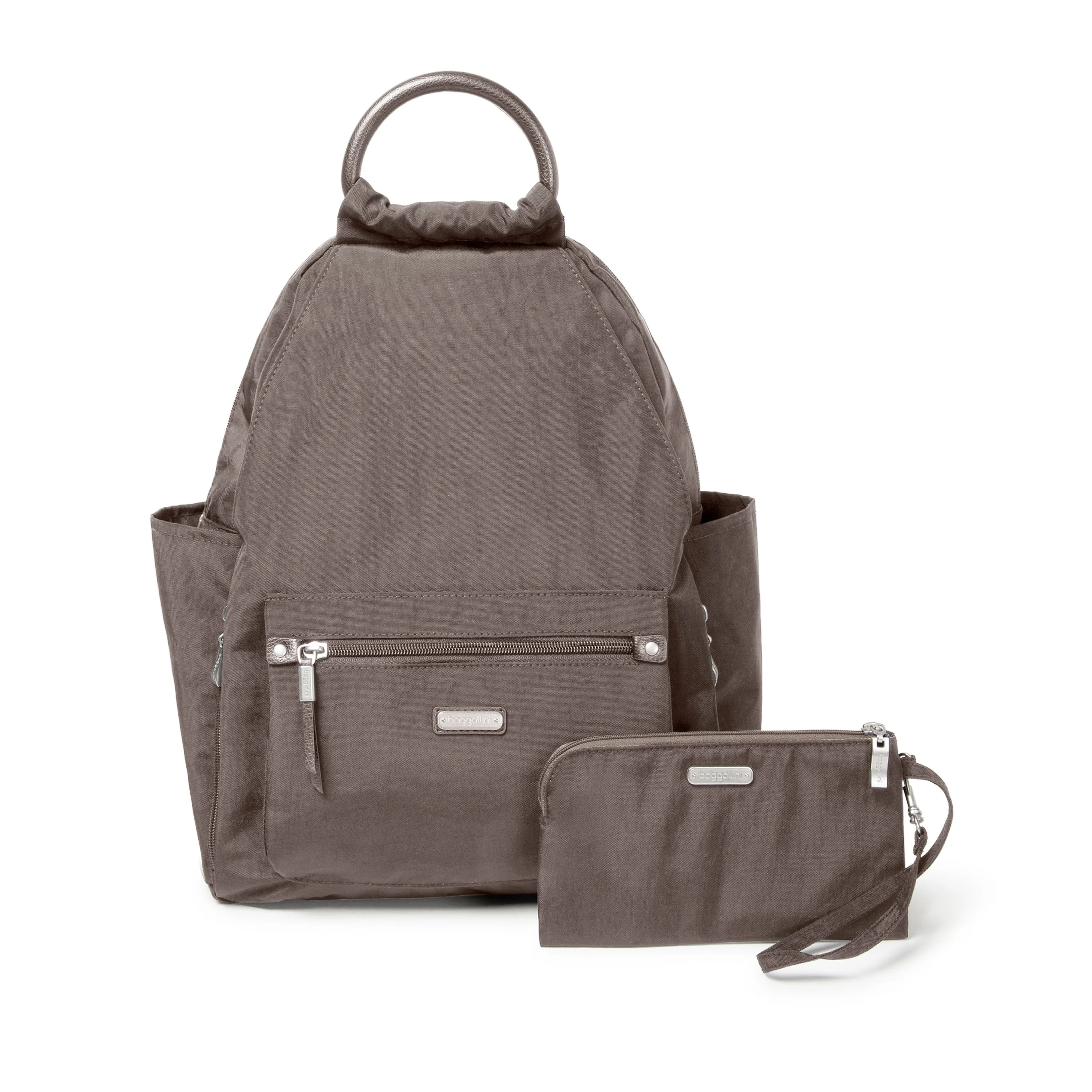 baggallini All Day Backpack with RFID phone wristlet