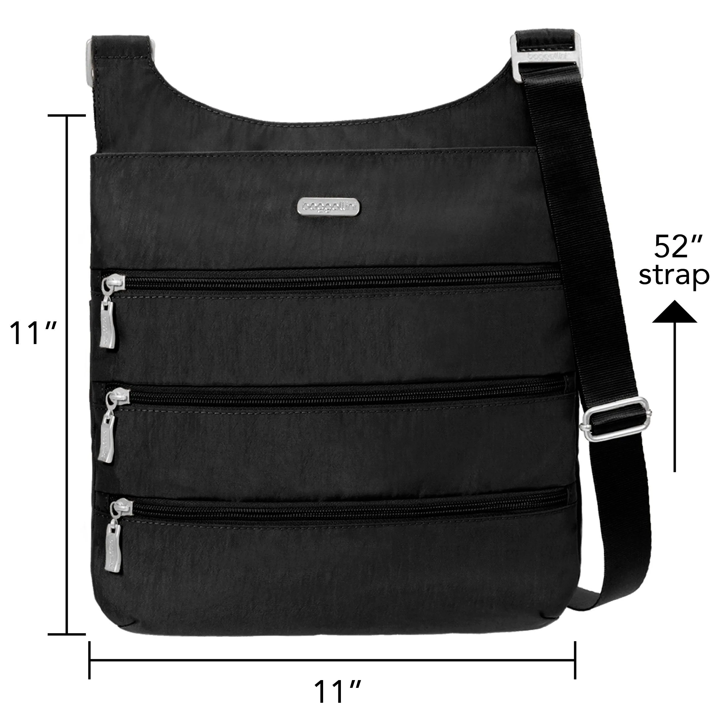 Baggallini Big Zipper Bagg With RFID