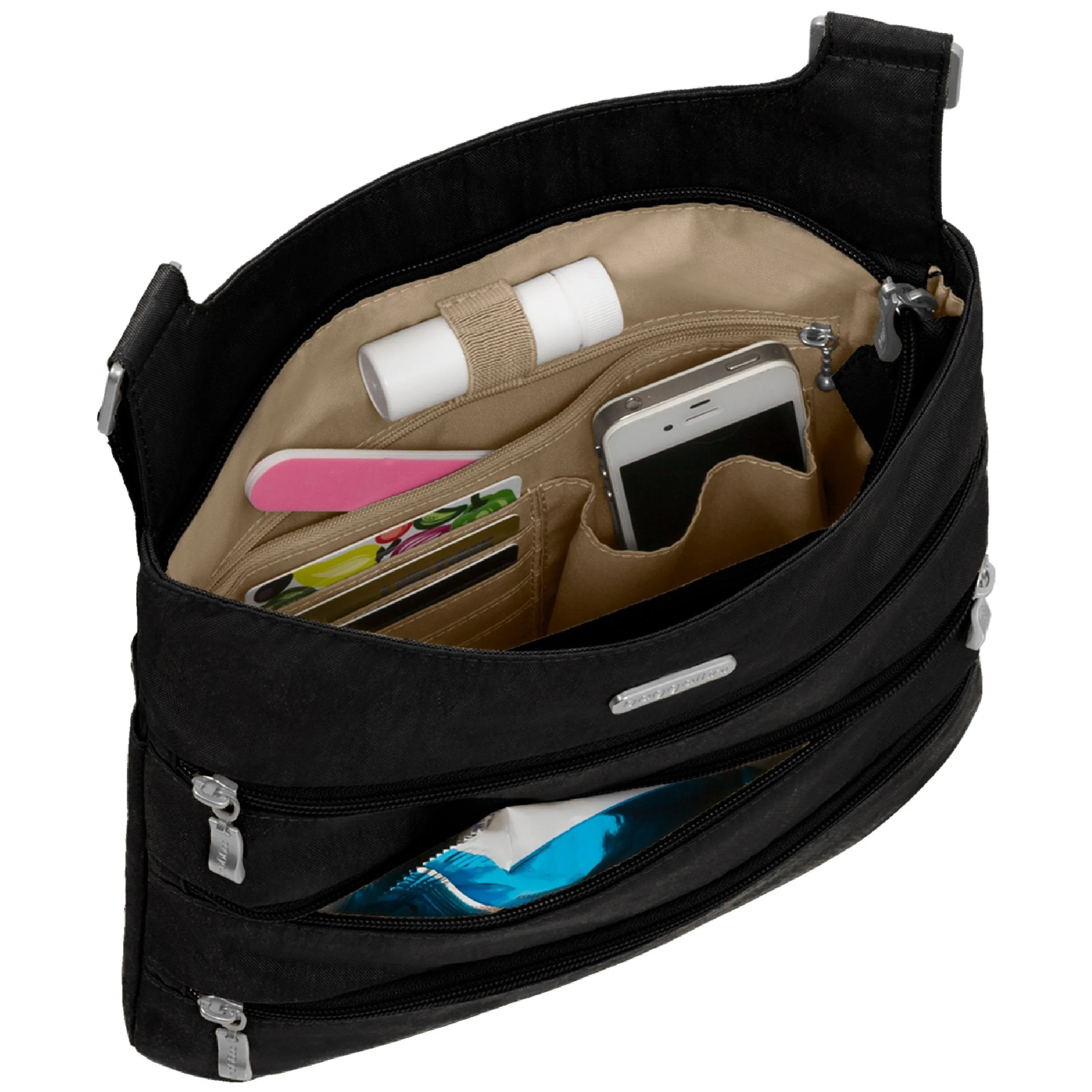 Baggallini Big Zipper Bagg With RFID