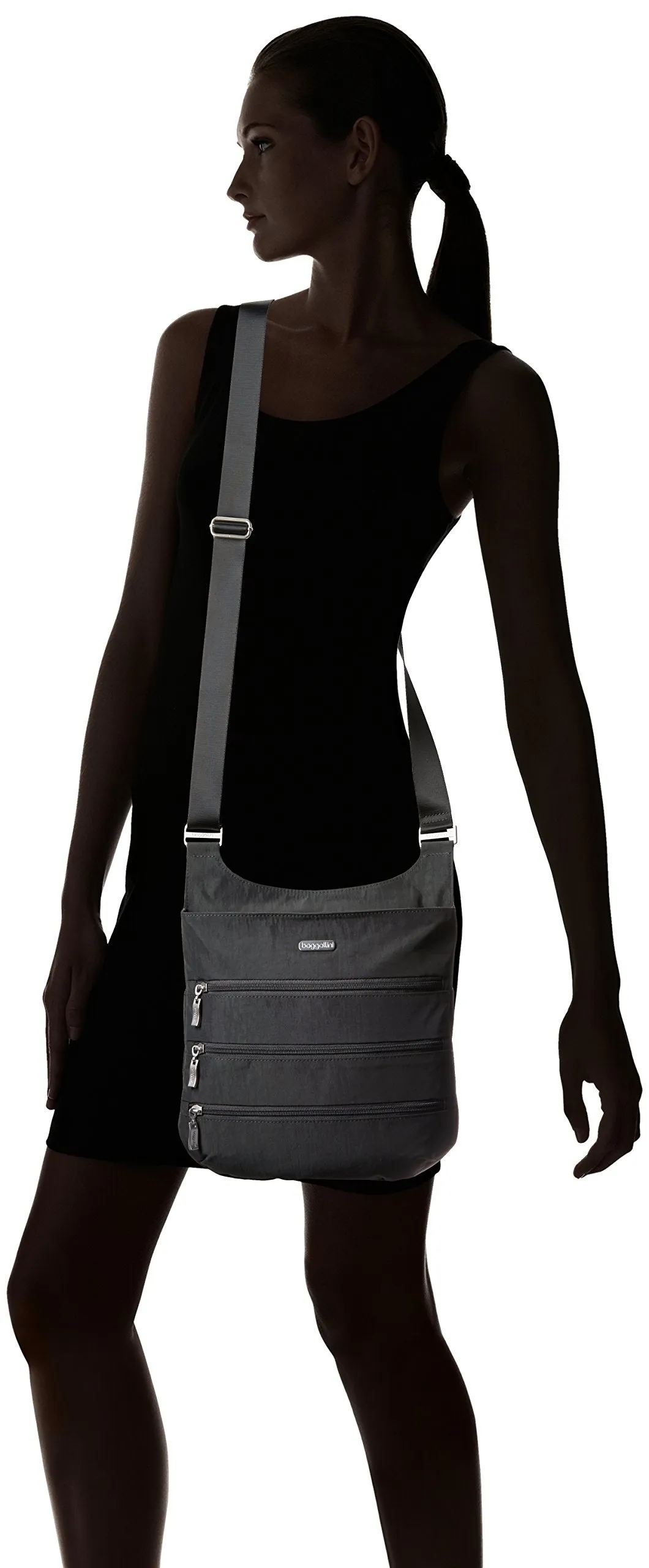 Baggallini Big Zipper Bagg With RFID