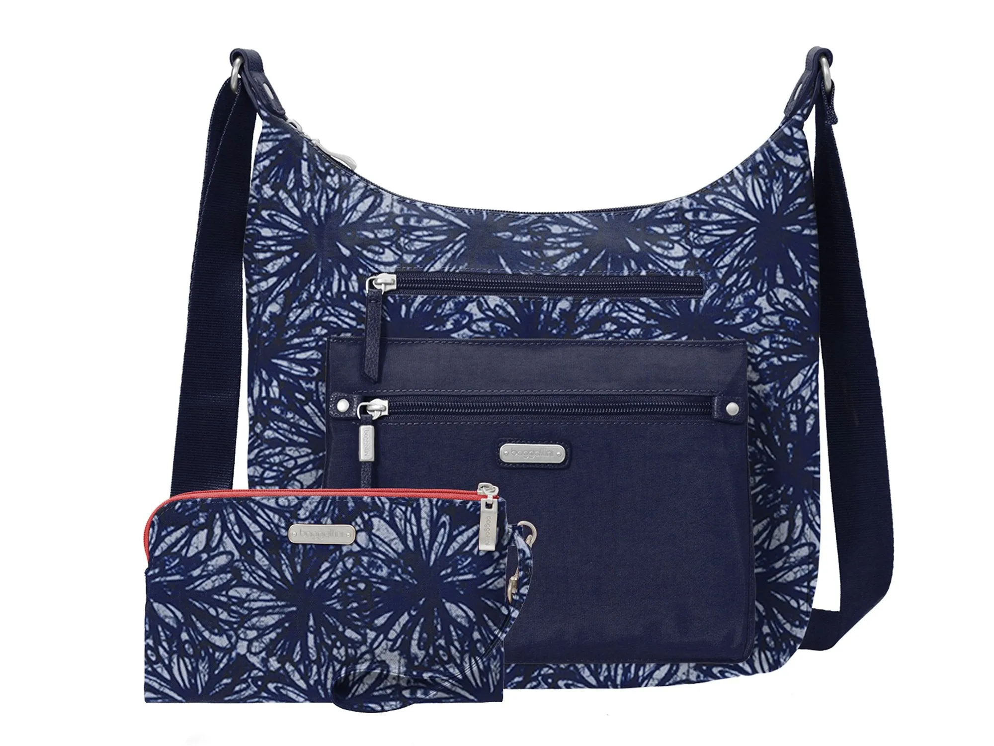 Baggallini Day Trip Hobo with RFID Phone Wristlet