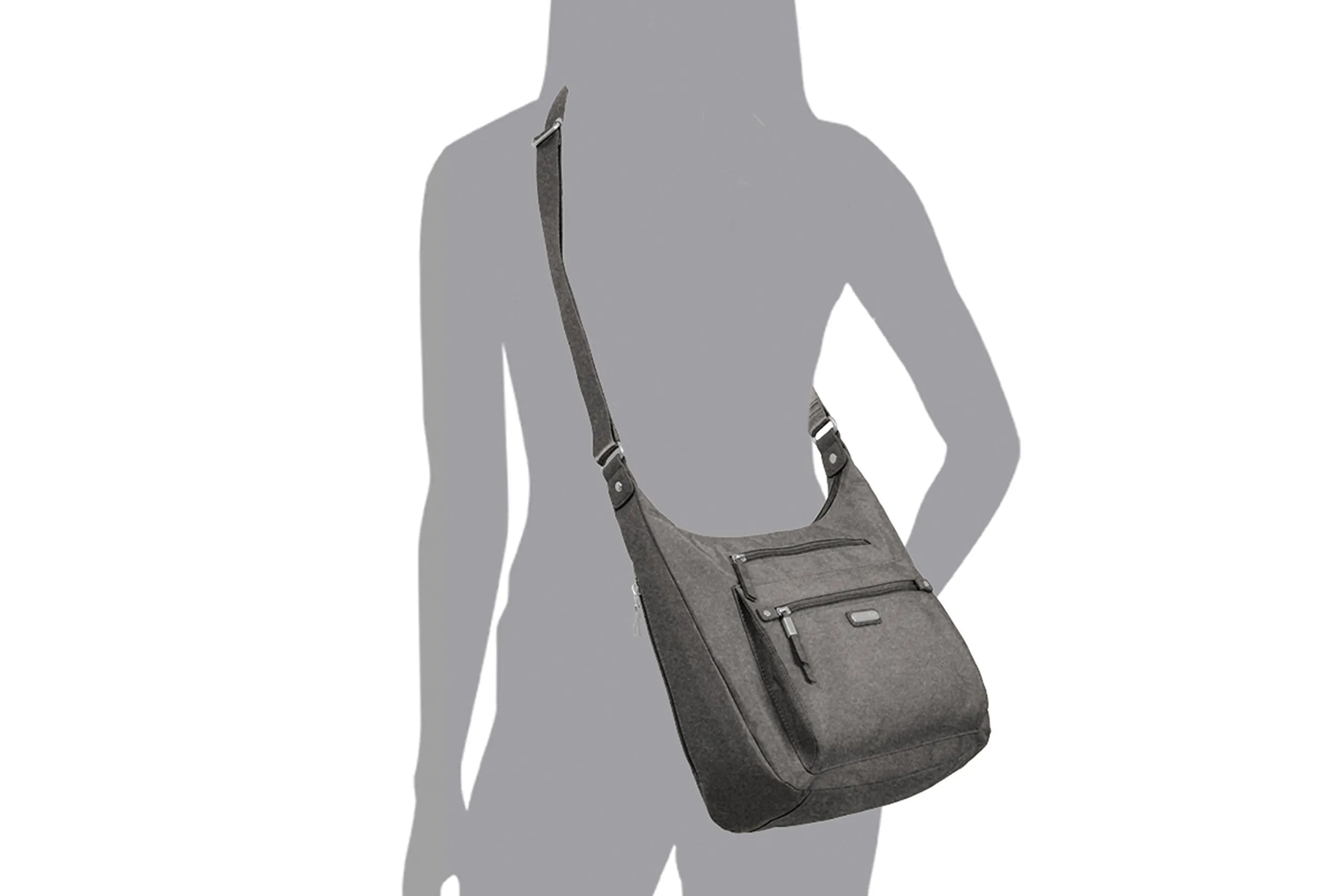 Baggallini Day Trip Hobo with RFID Phone Wristlet