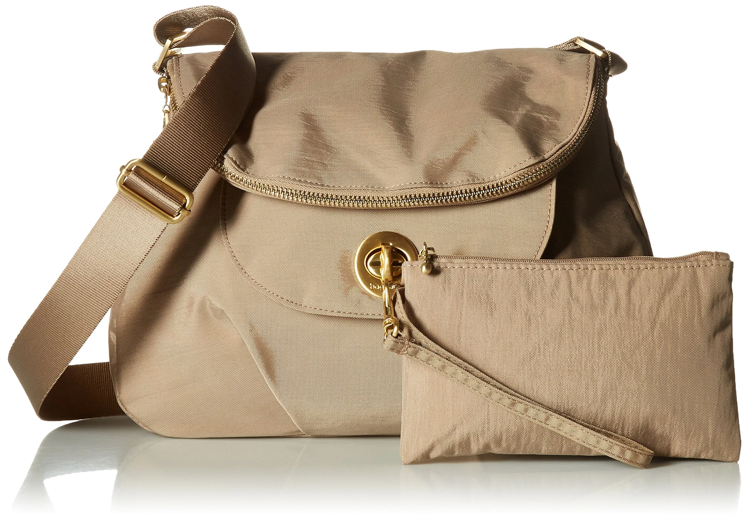 Baggallini Kuala Flap Zip Hobo