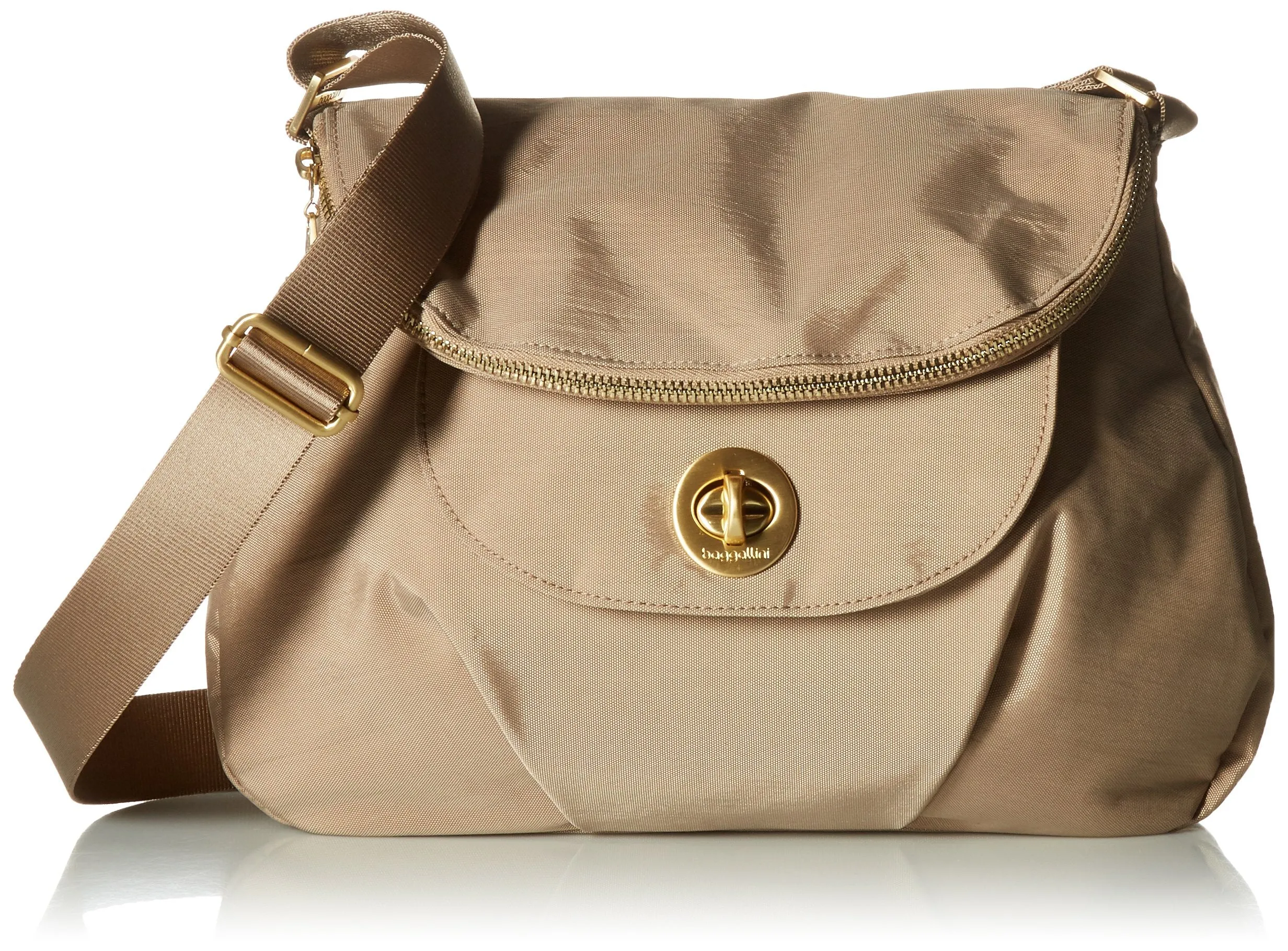 Baggallini Kuala Flap Zip Hobo