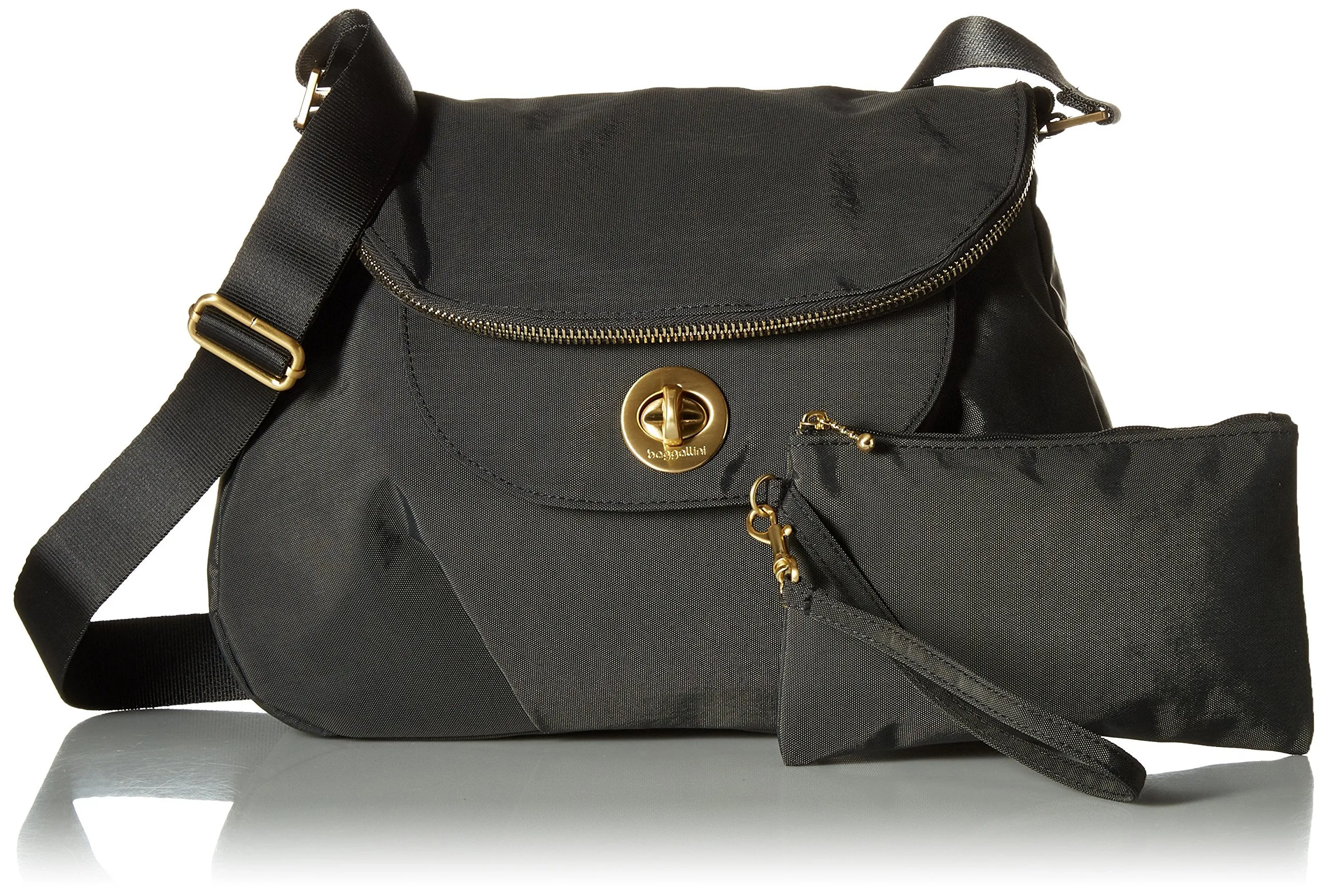 Baggallini Kuala Flap Zip Hobo
