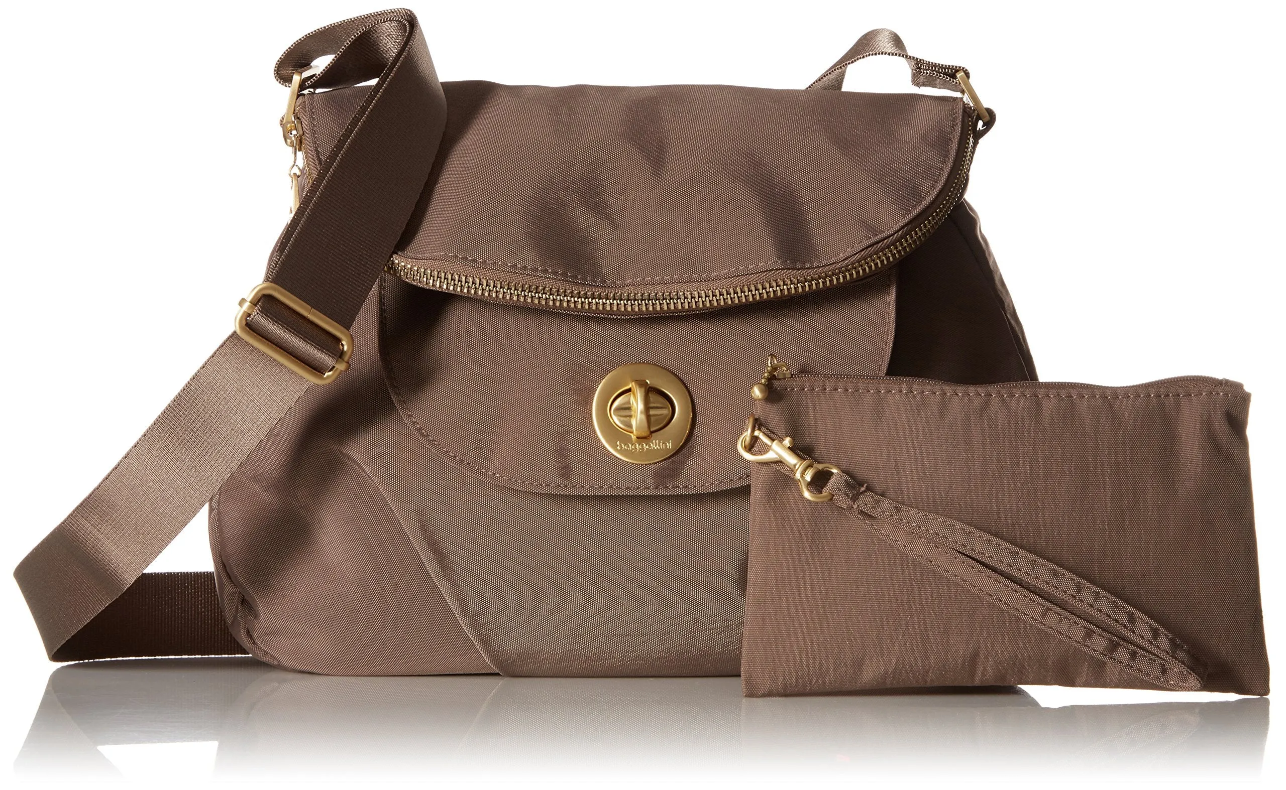 Baggallini Kuala Flap Zip Hobo