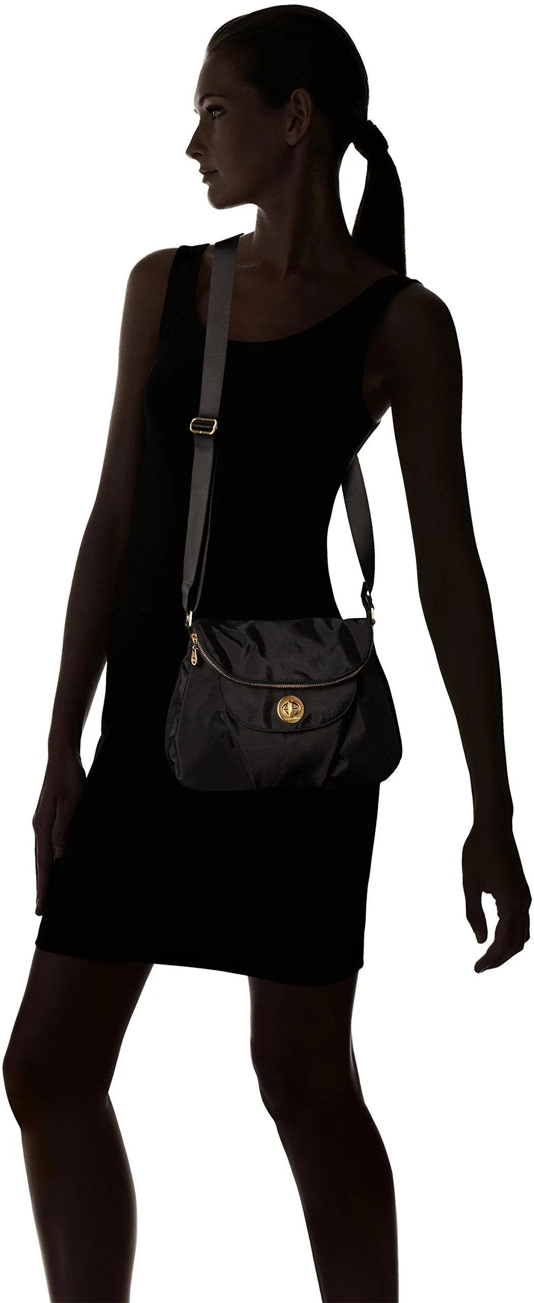 Baggallini Kuala Flap Zip Hobo