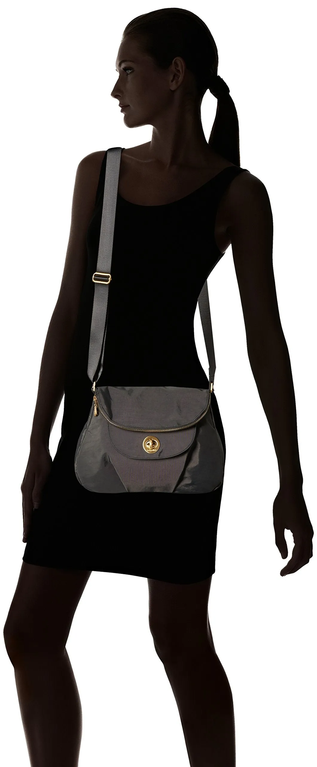 Baggallini Kuala Flap Zip Hobo