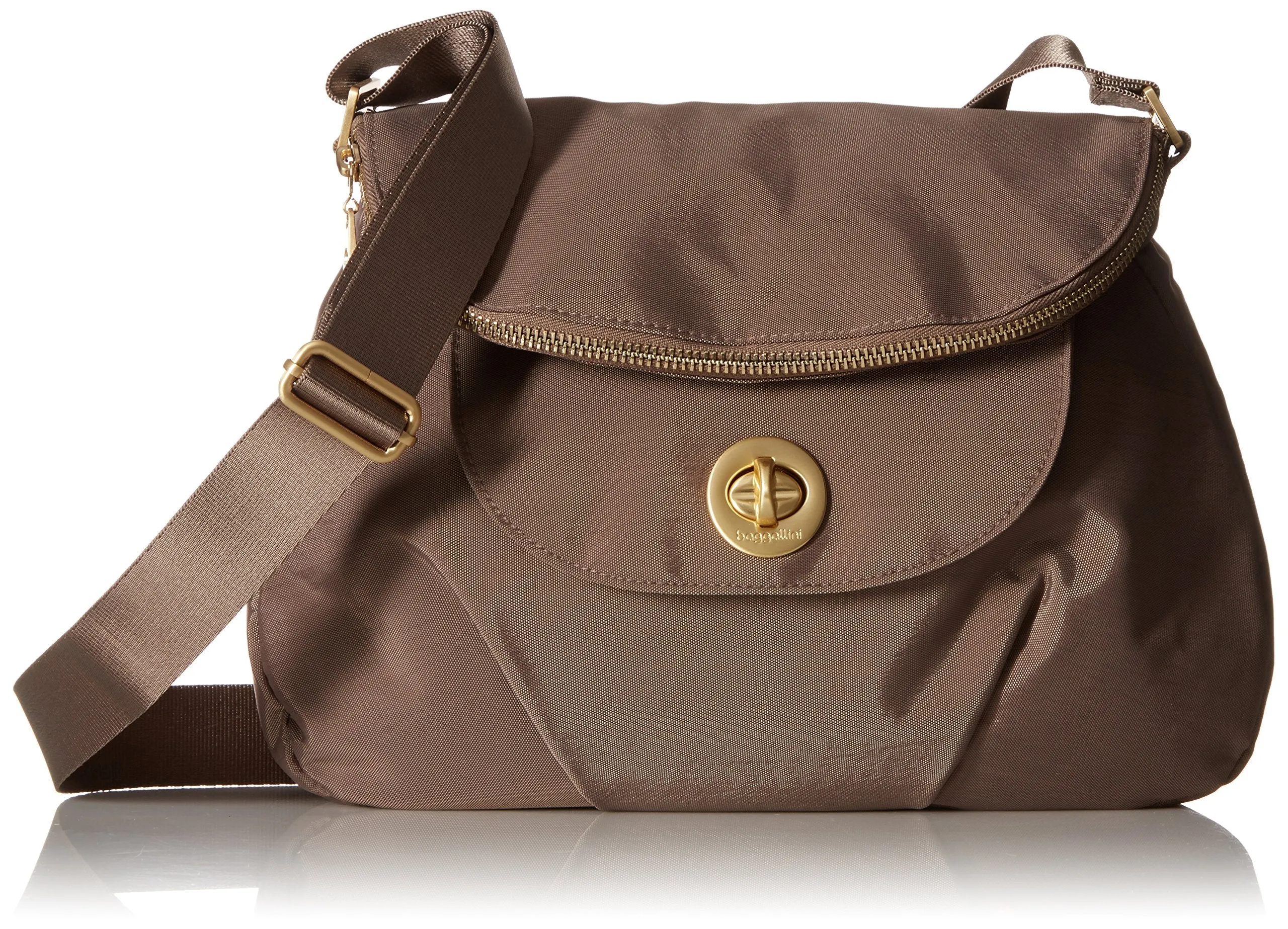 Baggallini Kuala Flap Zip Hobo