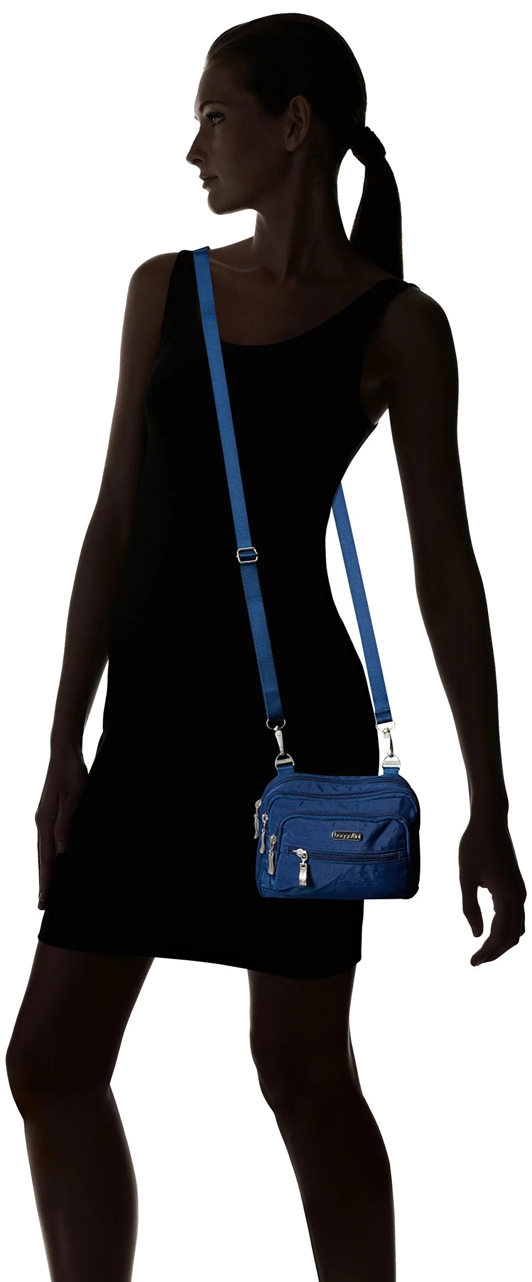 Baggallini Triple Zip Bagg Crossbody Handbags
