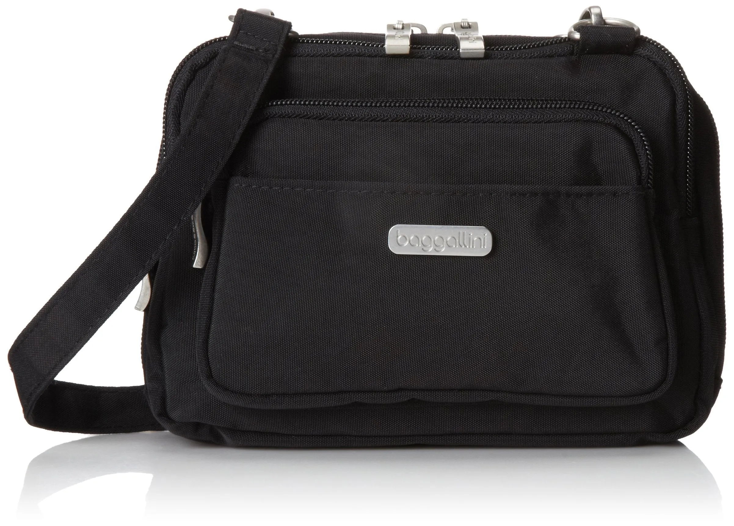 Baggallini Triple Zip Bagg Crossbody Handbags