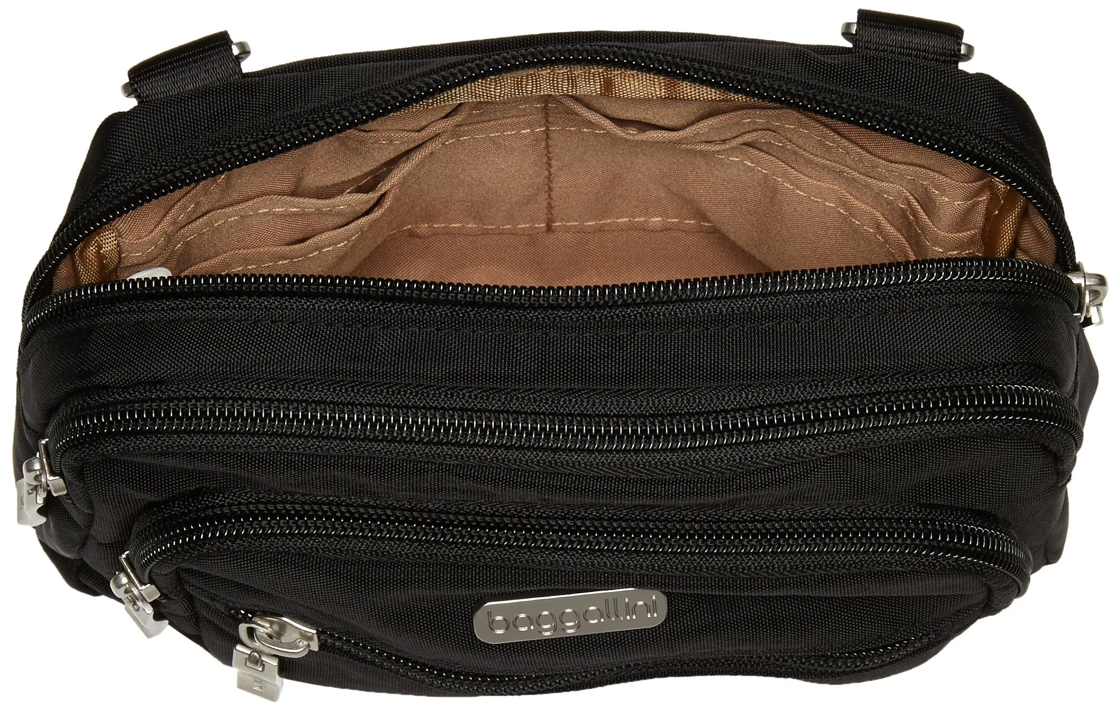 Baggallini Triple Zip Bagg Crossbody Handbags