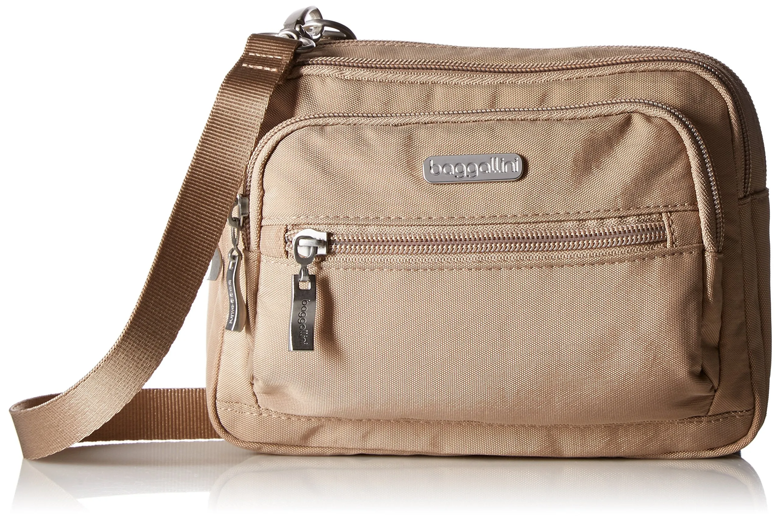 Baggallini Triple Zip Bagg Crossbody Handbags