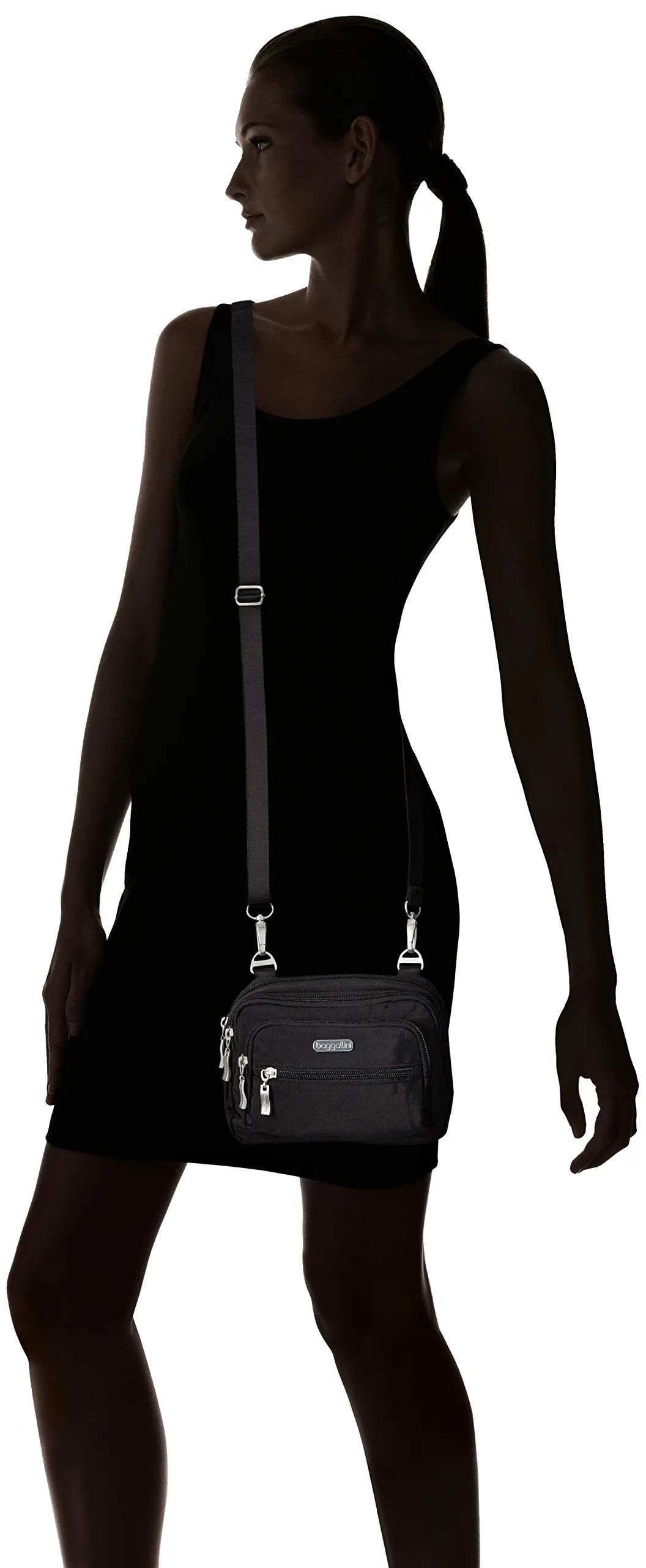 Baggallini Triple Zip Bagg Crossbody Handbags