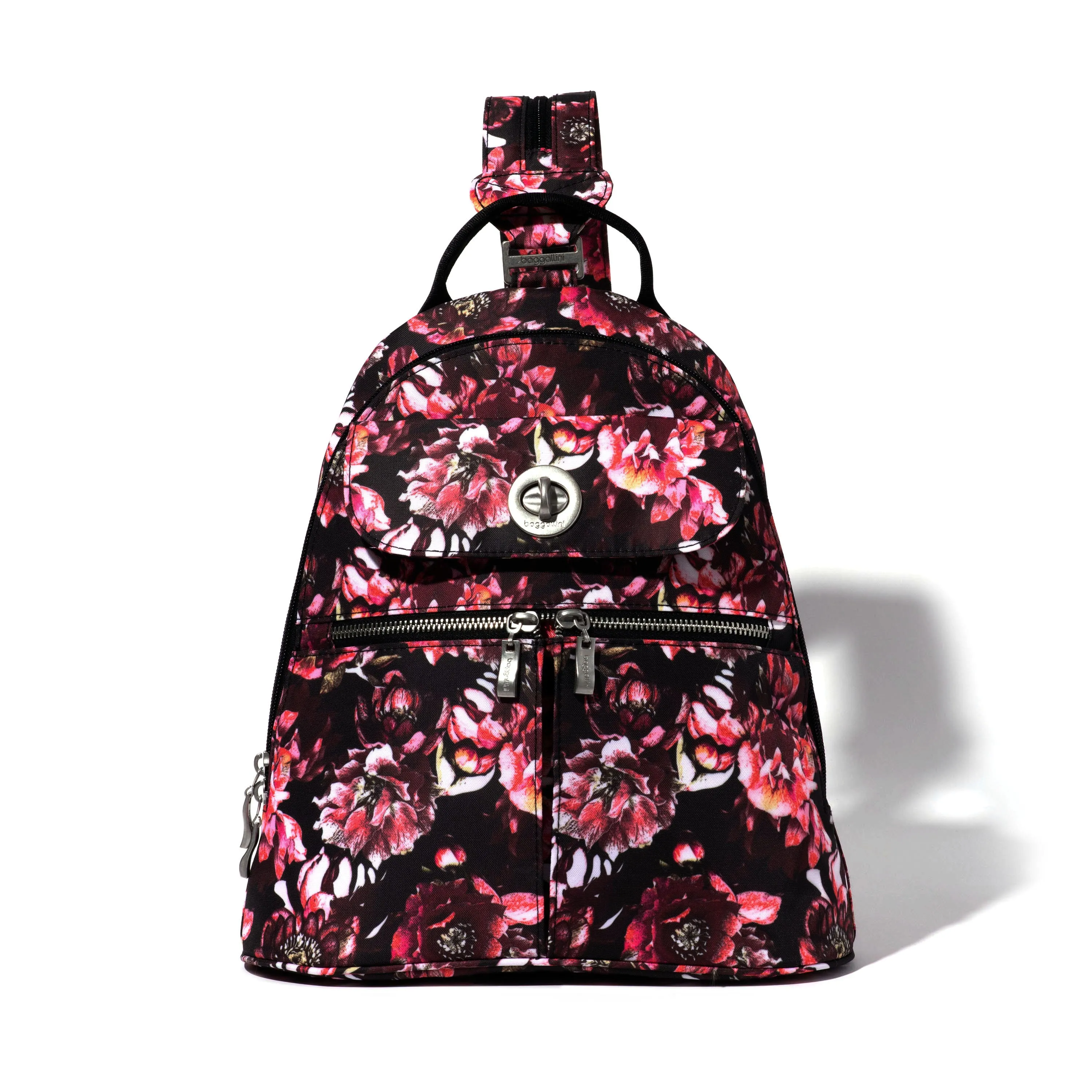 baggallini Women's Naples Convertible Sling Backpack